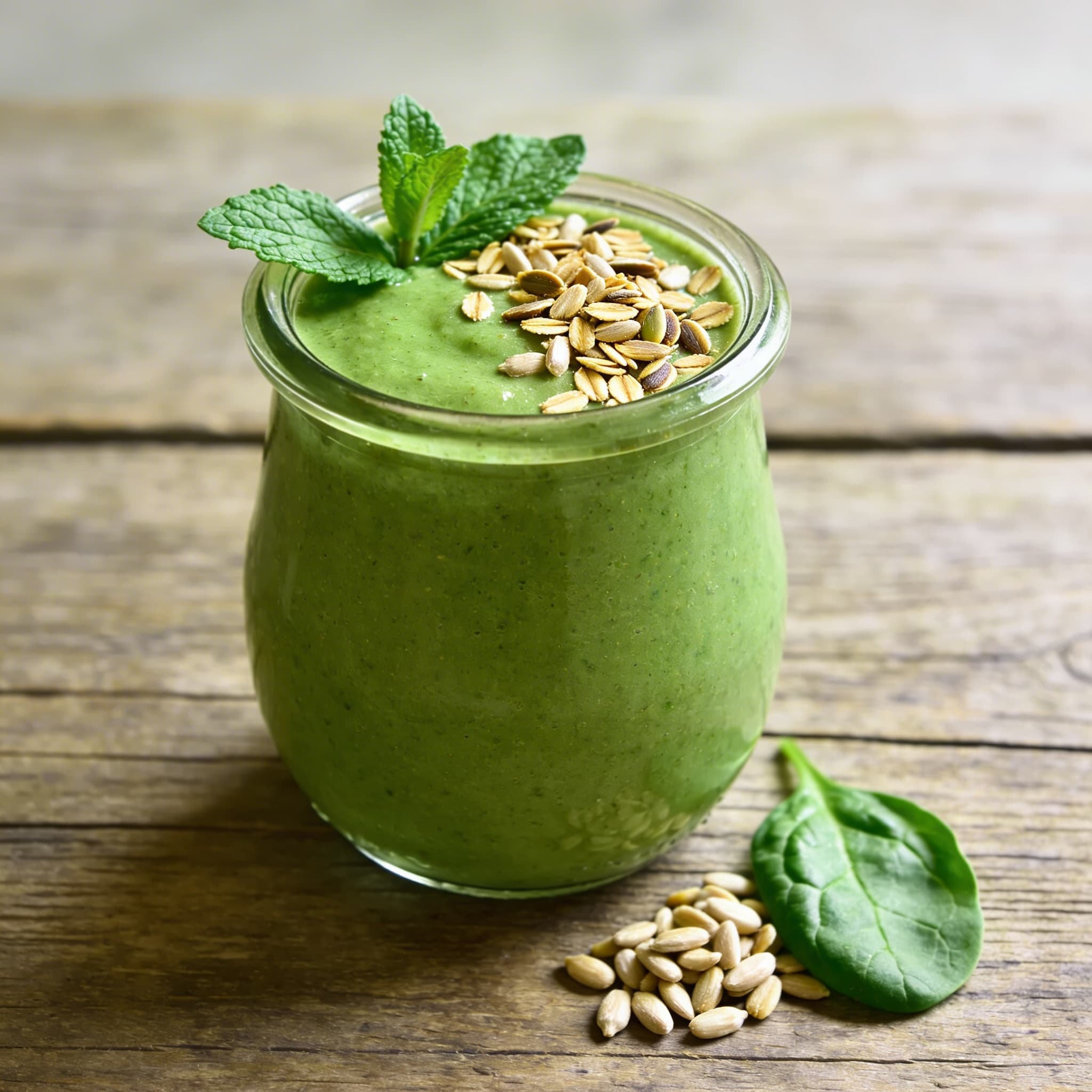 Vitalisierender Spinat-Bananen-Smoothie