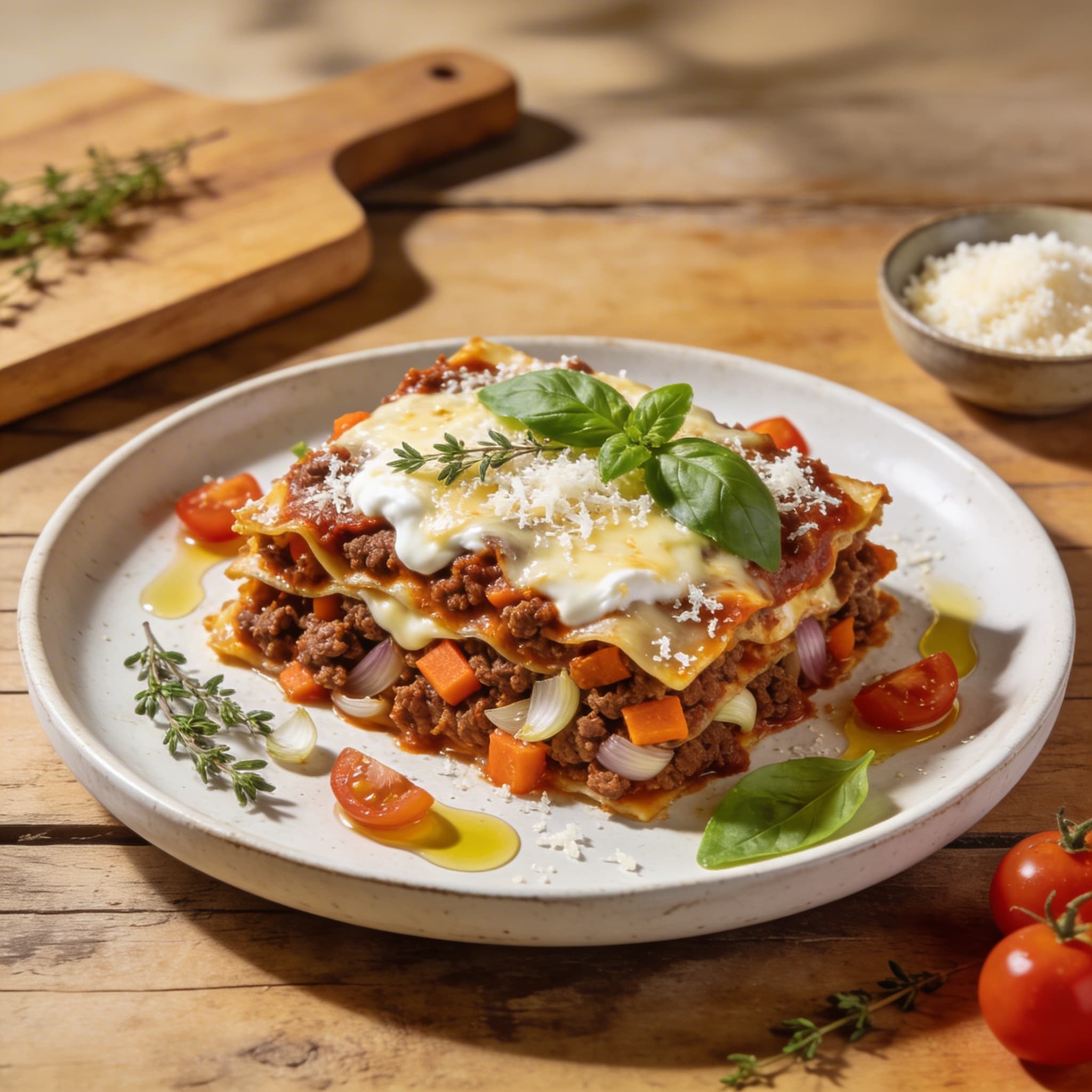 Schnelle Pfannen-Lasagne mit Rind