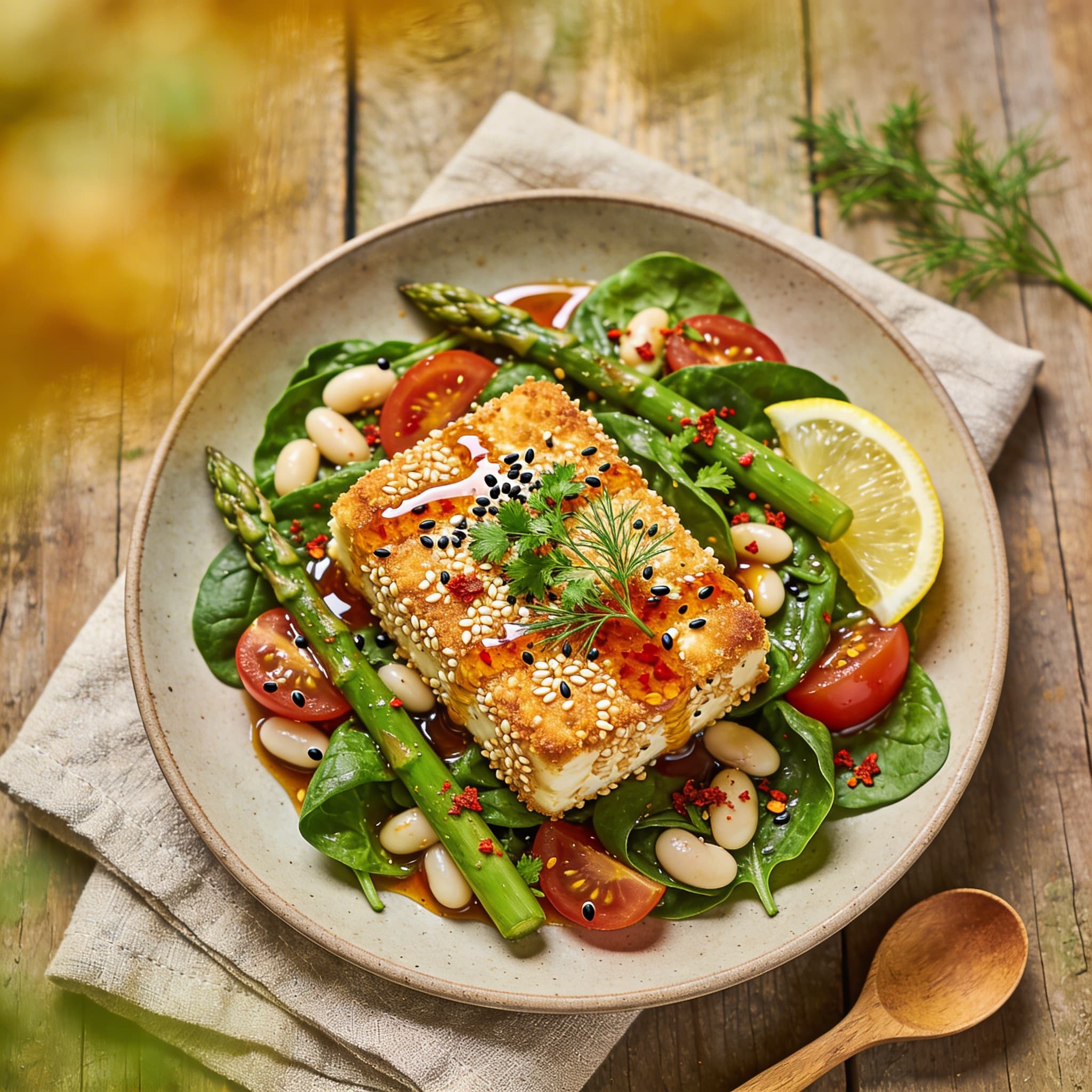 Knusper-Feta mit Chili-Honig