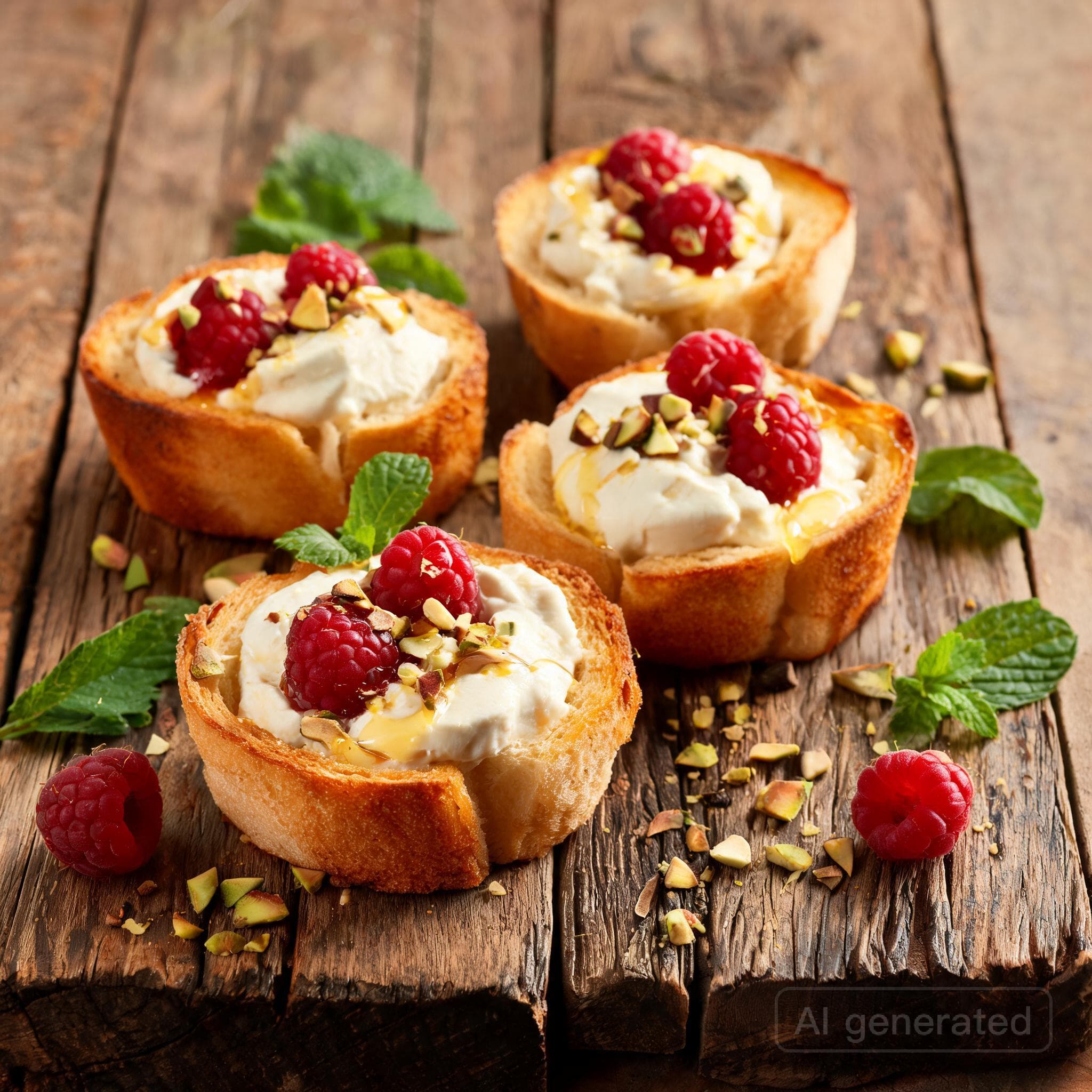 Gefüllte French-Toast-Körbchen