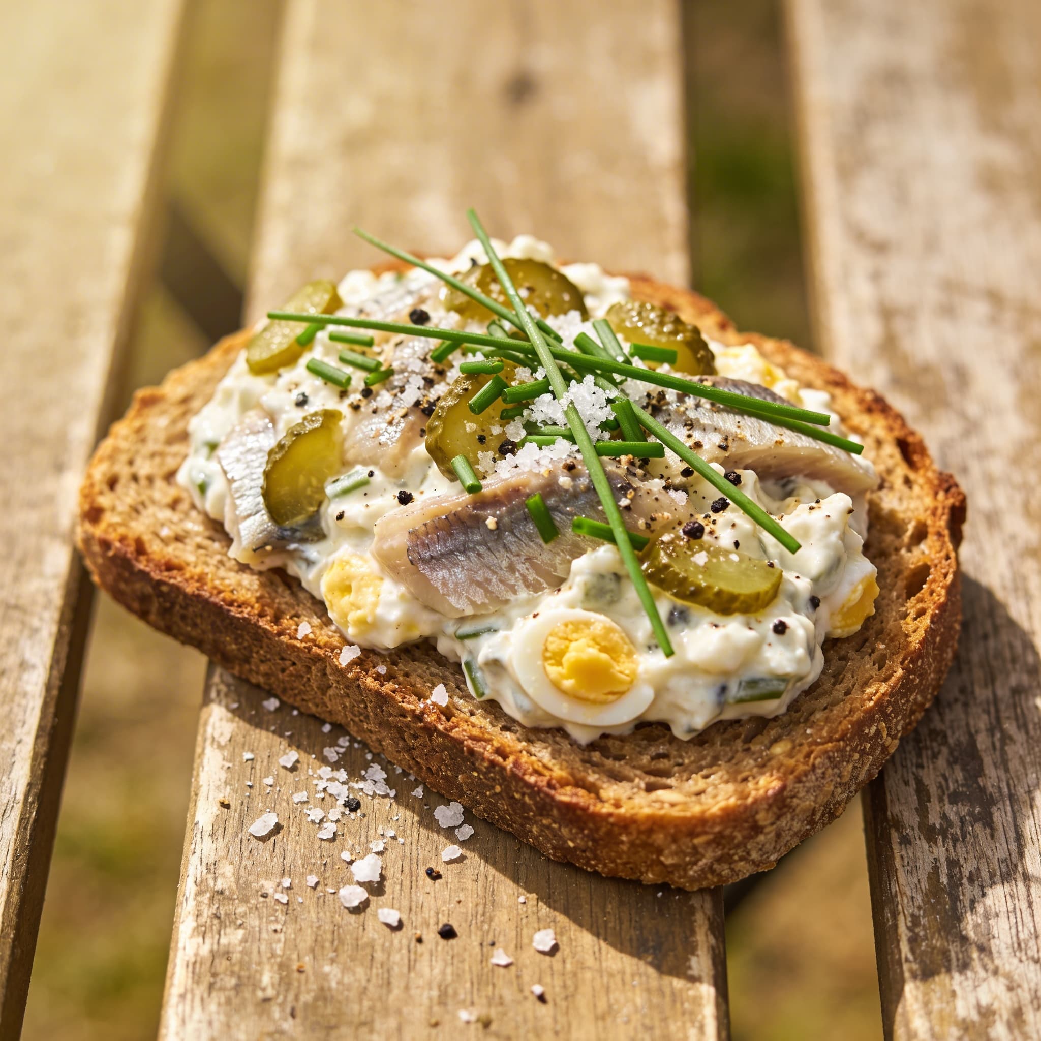 Würziger Makrelen-Dip auf Vollkornbrot