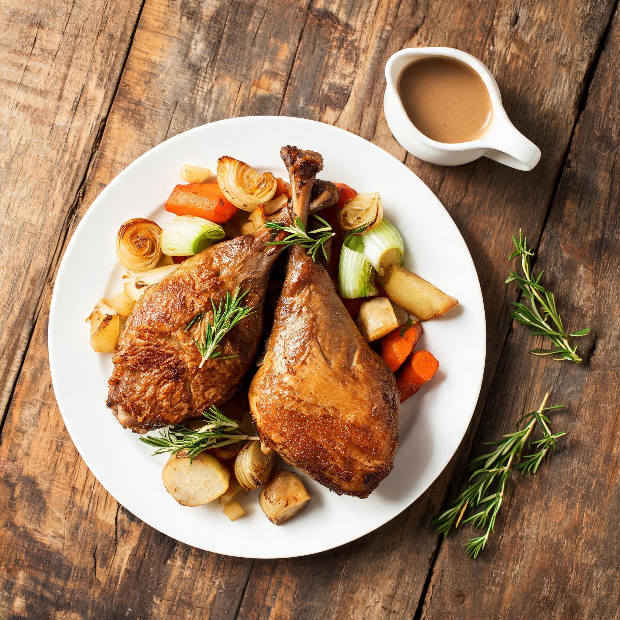 Oven-Roasted Goose Legs