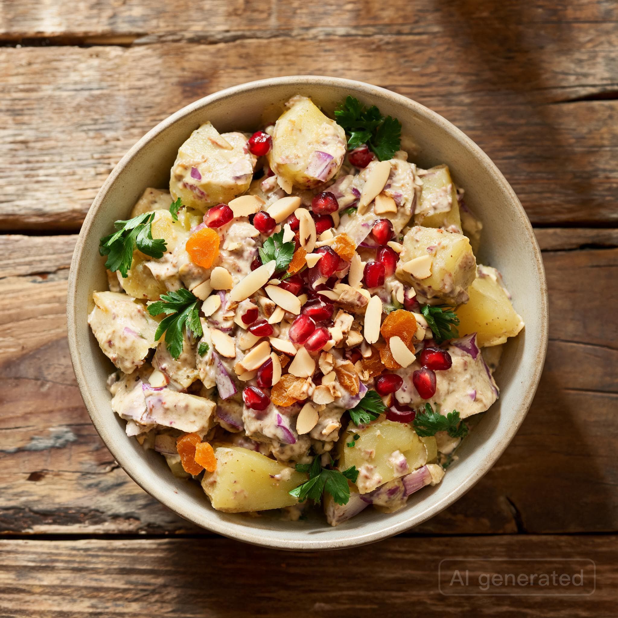 Orientalischer Kartoffelsalat mit Tahini