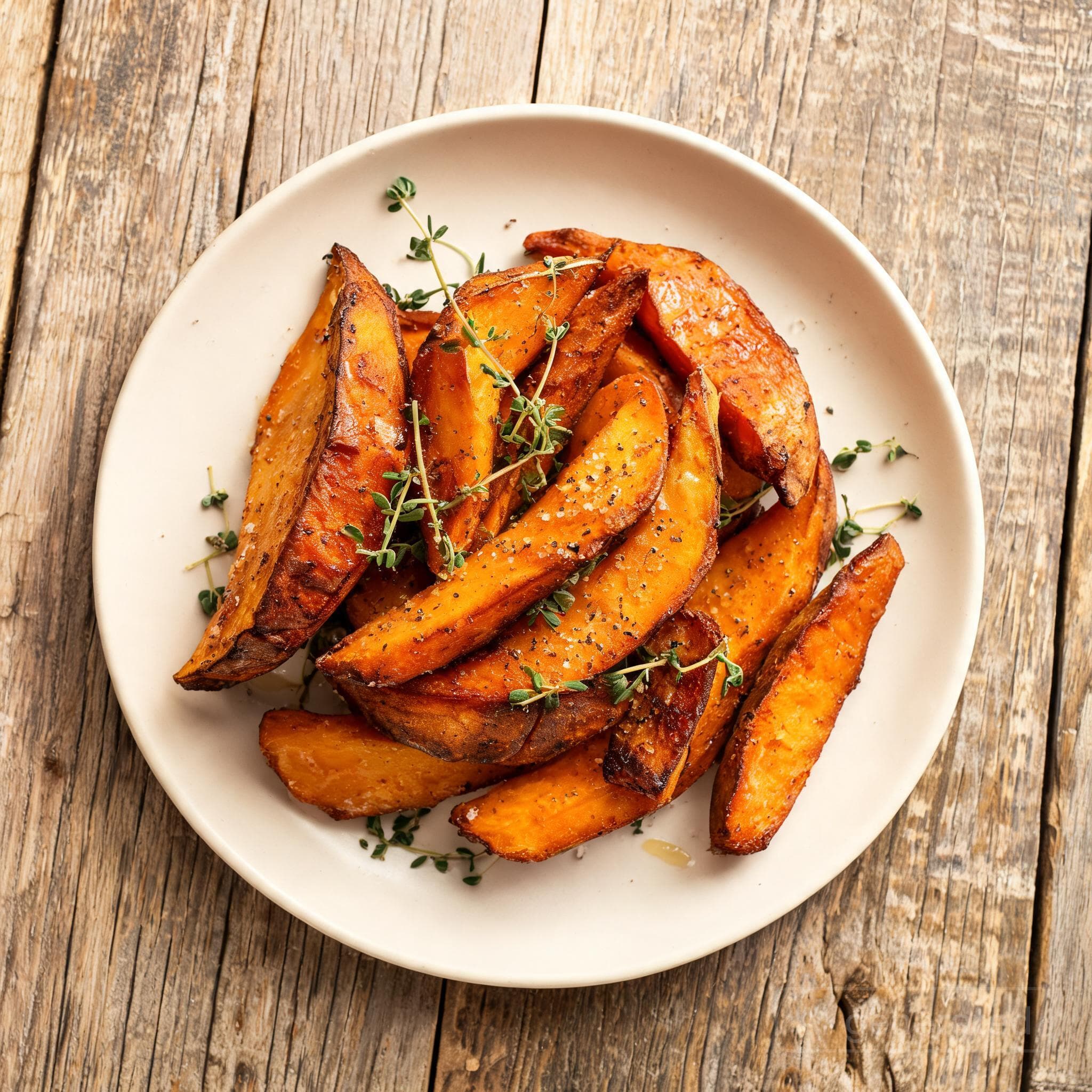 Gebackene Süßkartoffel aus dem Airfryer