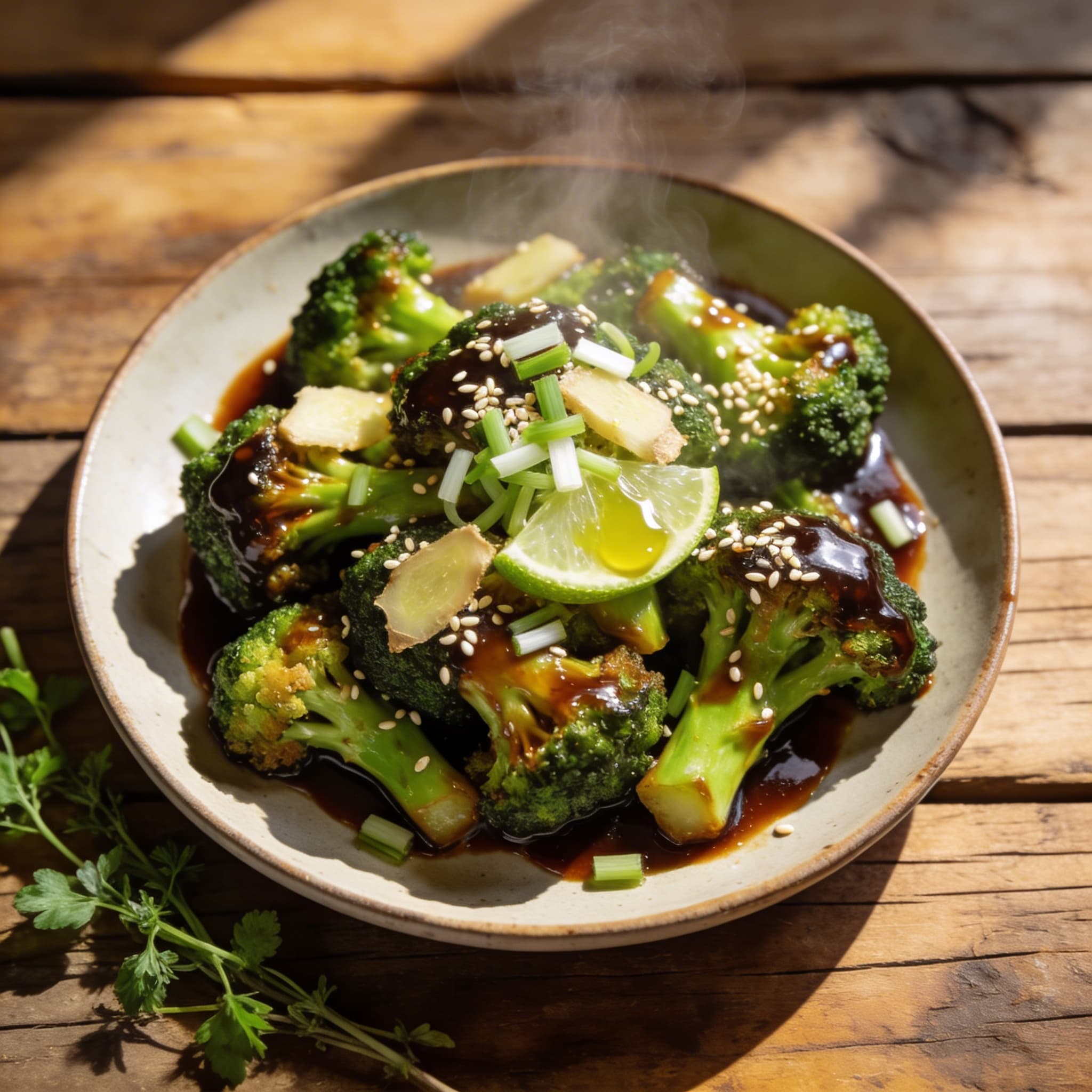 Gerösteter Hoisin-Brokkoli