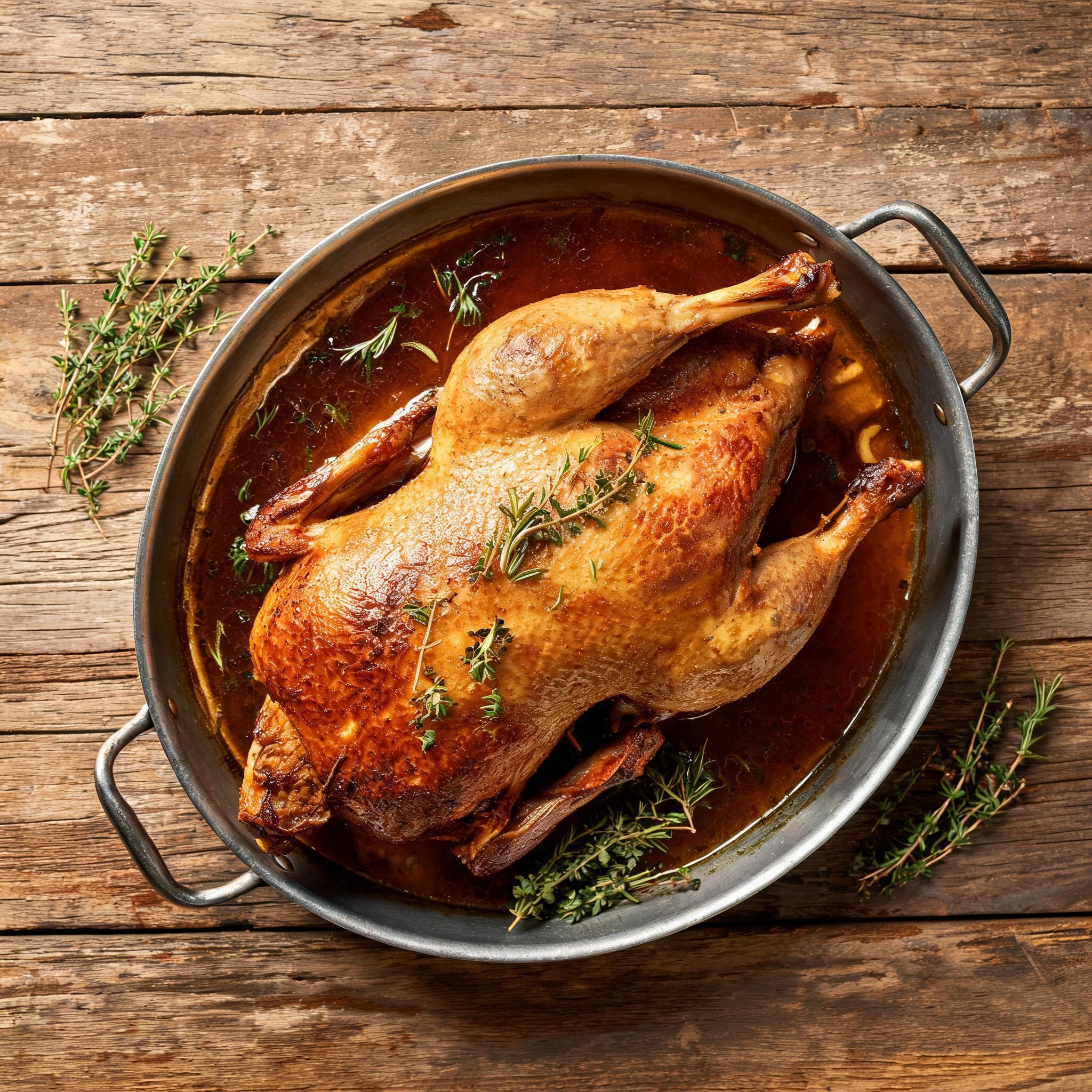 Roast Christmas Goose
