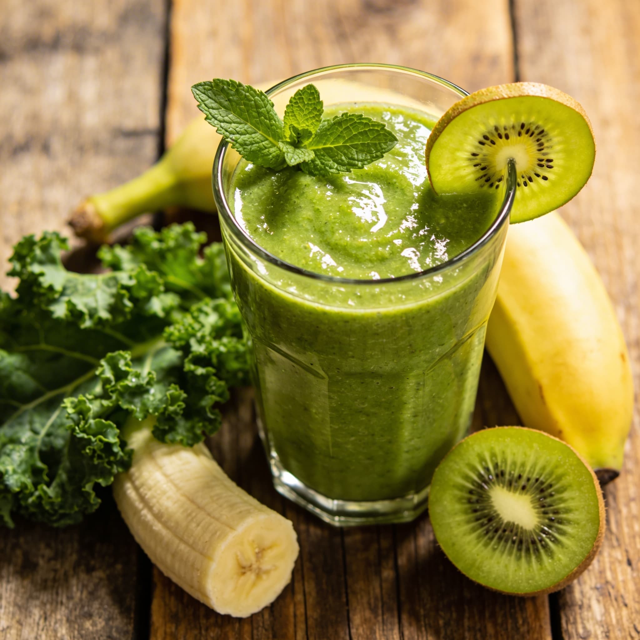 Fruchtiger Grünkohl-Power-Smoothie