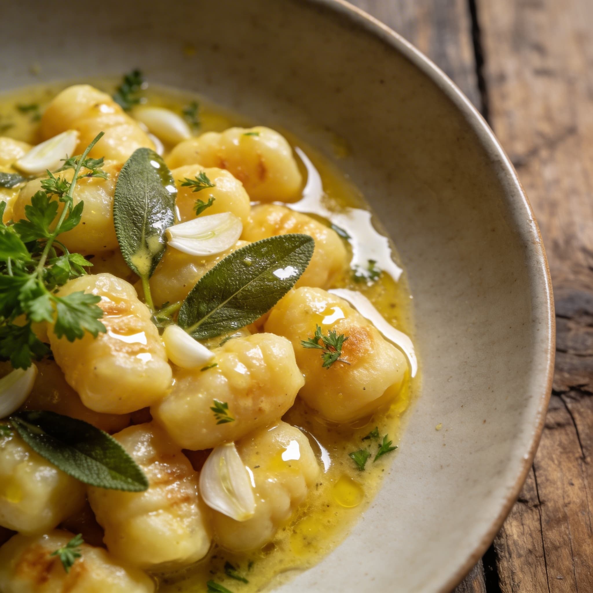 Hausgemachte Gnocchi in Salbeibutter