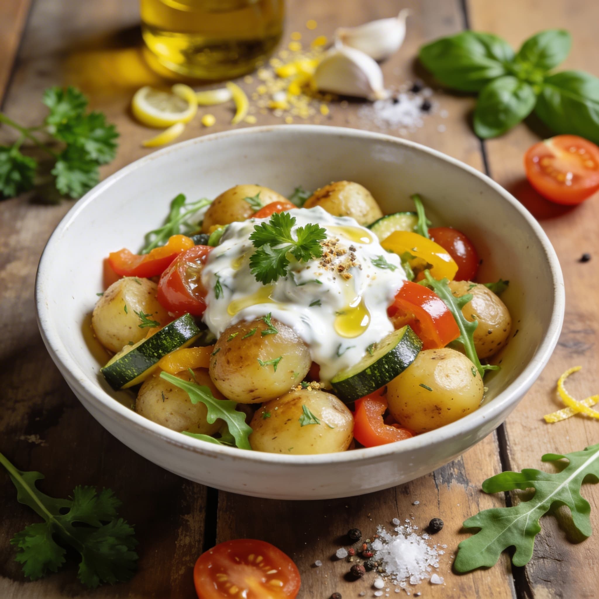 Italienischer Kartoffelsalat mit Kräutern