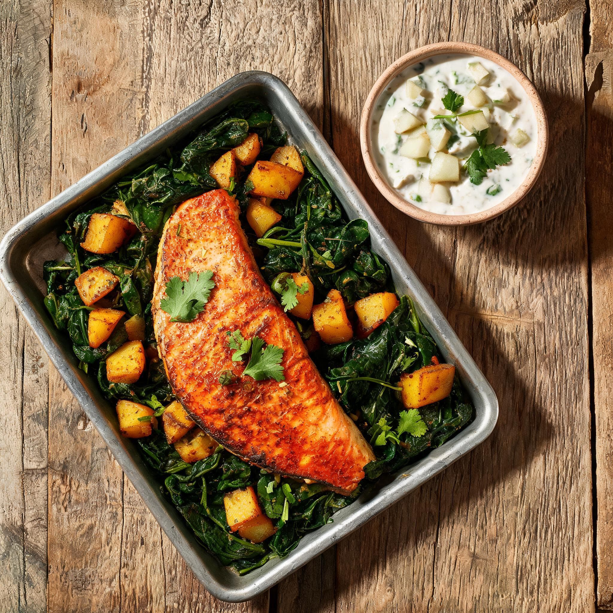 Indian Sheet Pan Salmon