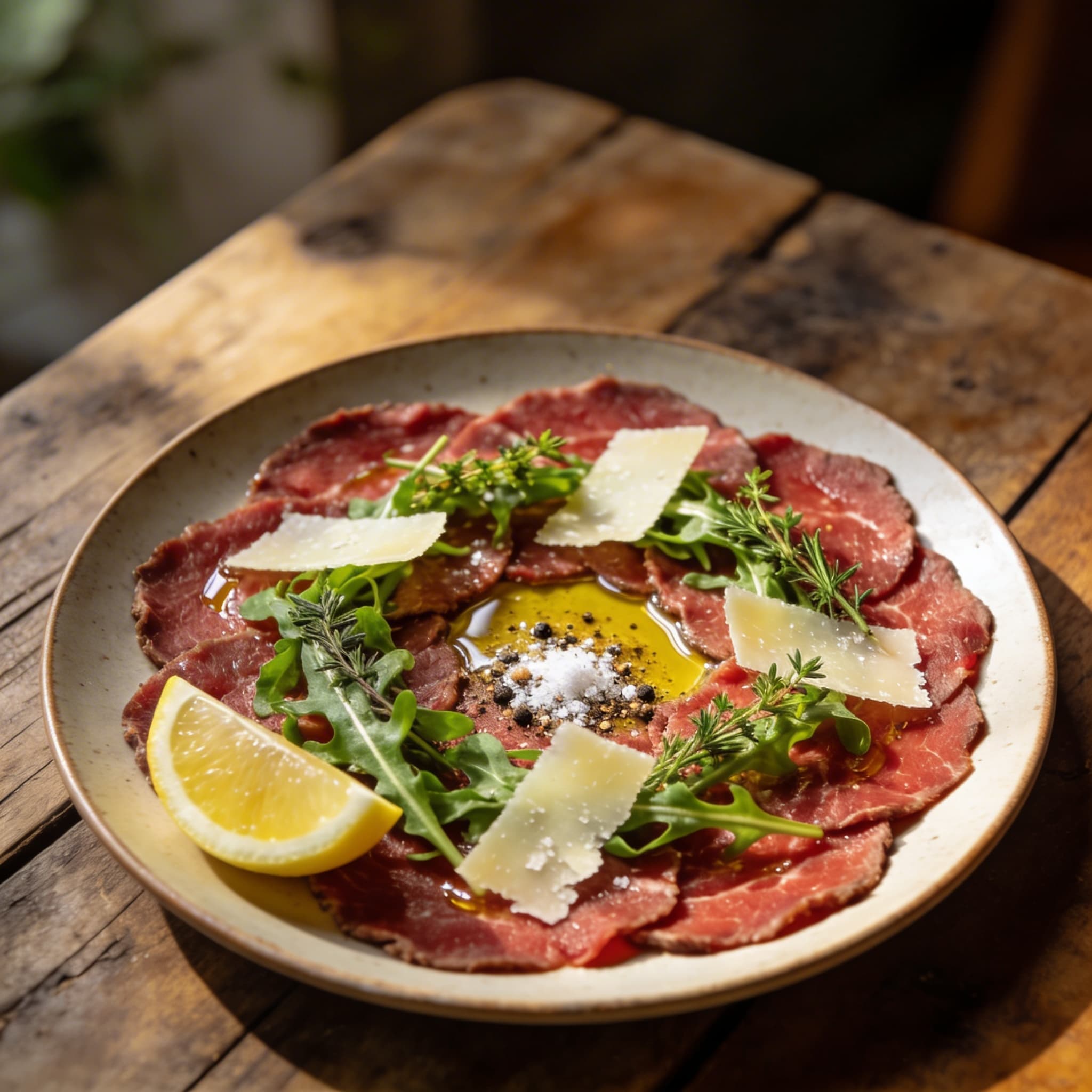Klassisches Rinder Carpaccio
