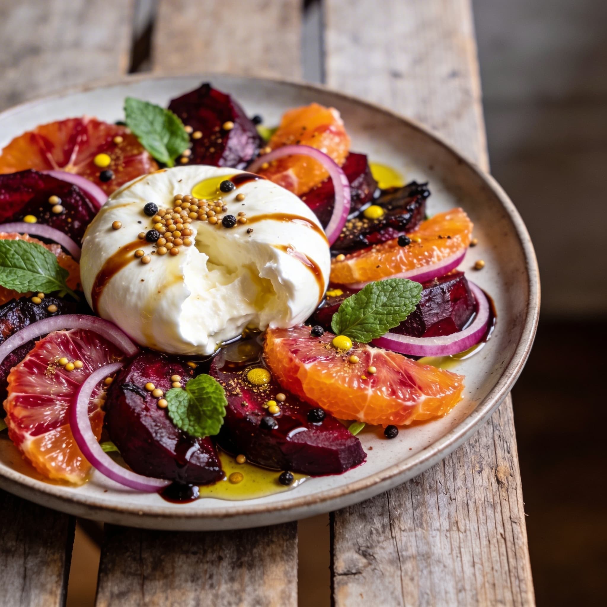 Rote-Bete-Salat mit Blutorangen