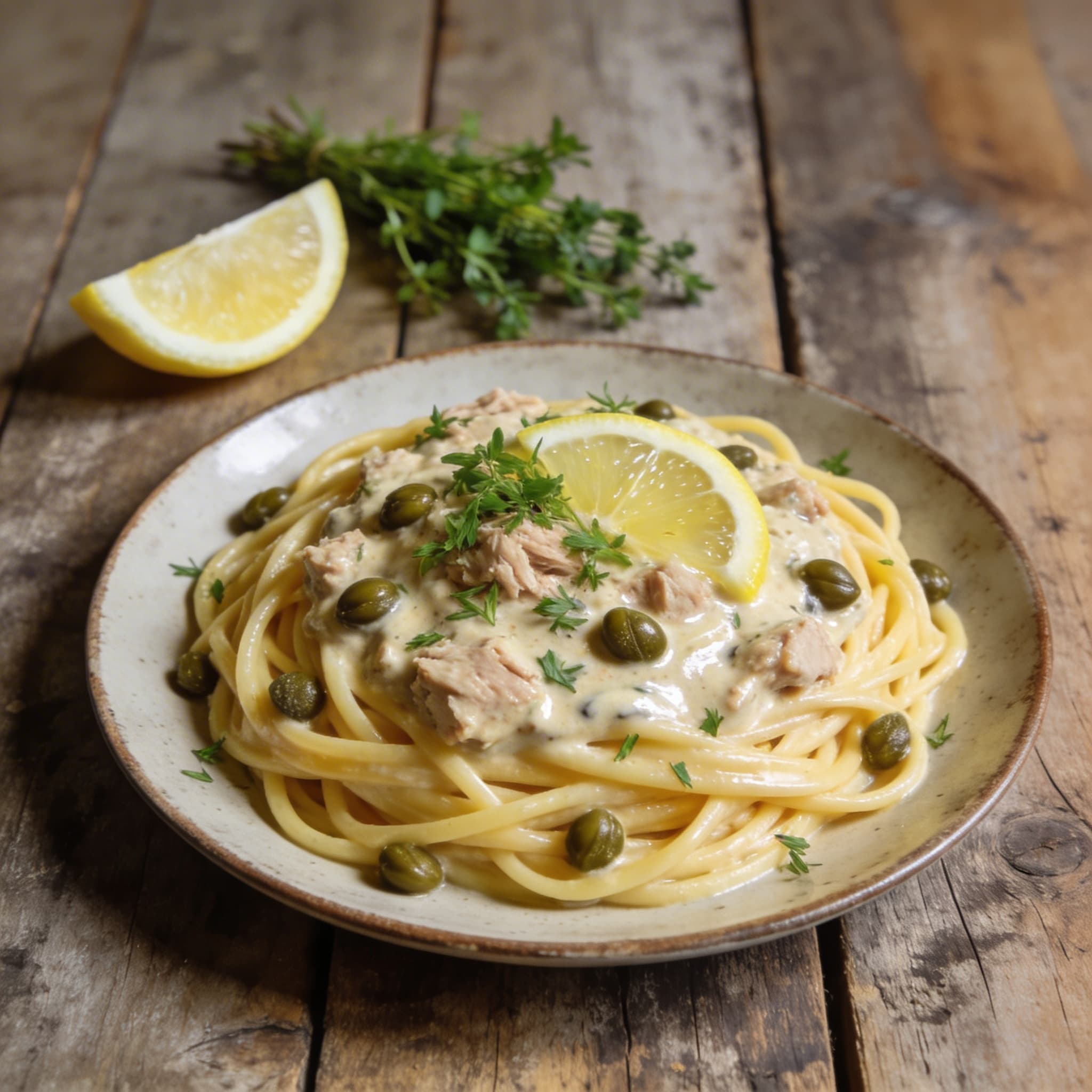 Pasta mit Thunfischsauce