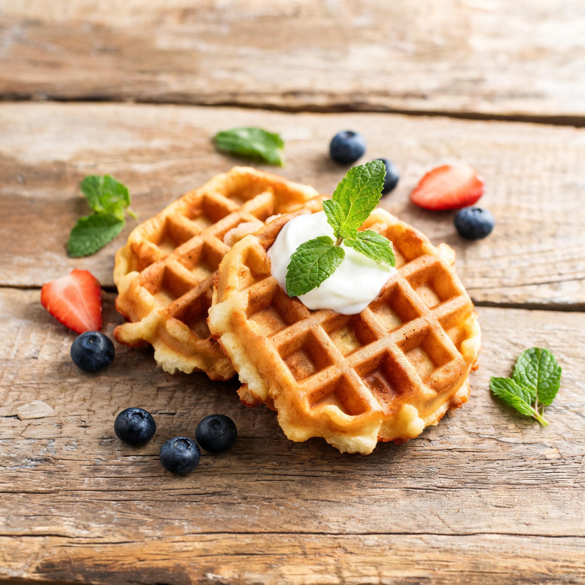Luftige Waffeln aus dem Airfryer