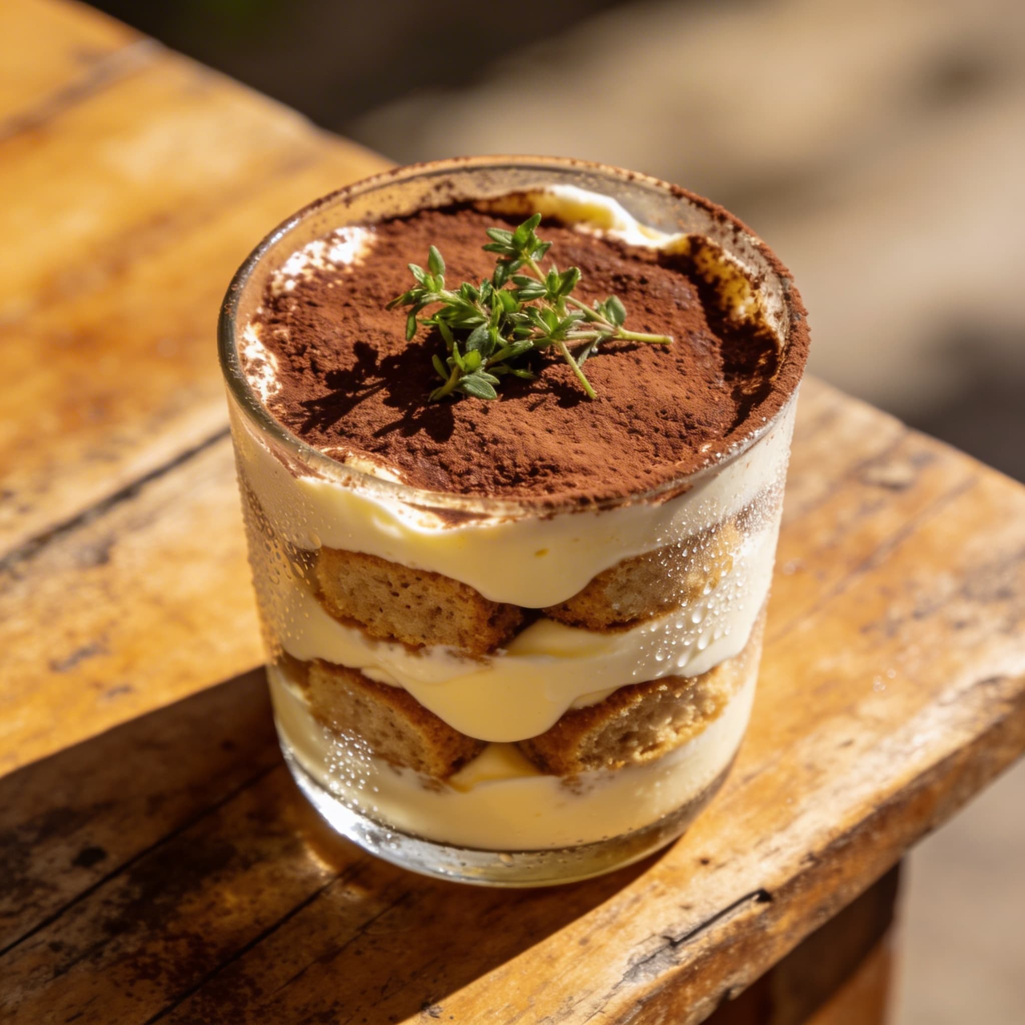 Cremiges veganes Tiramisu