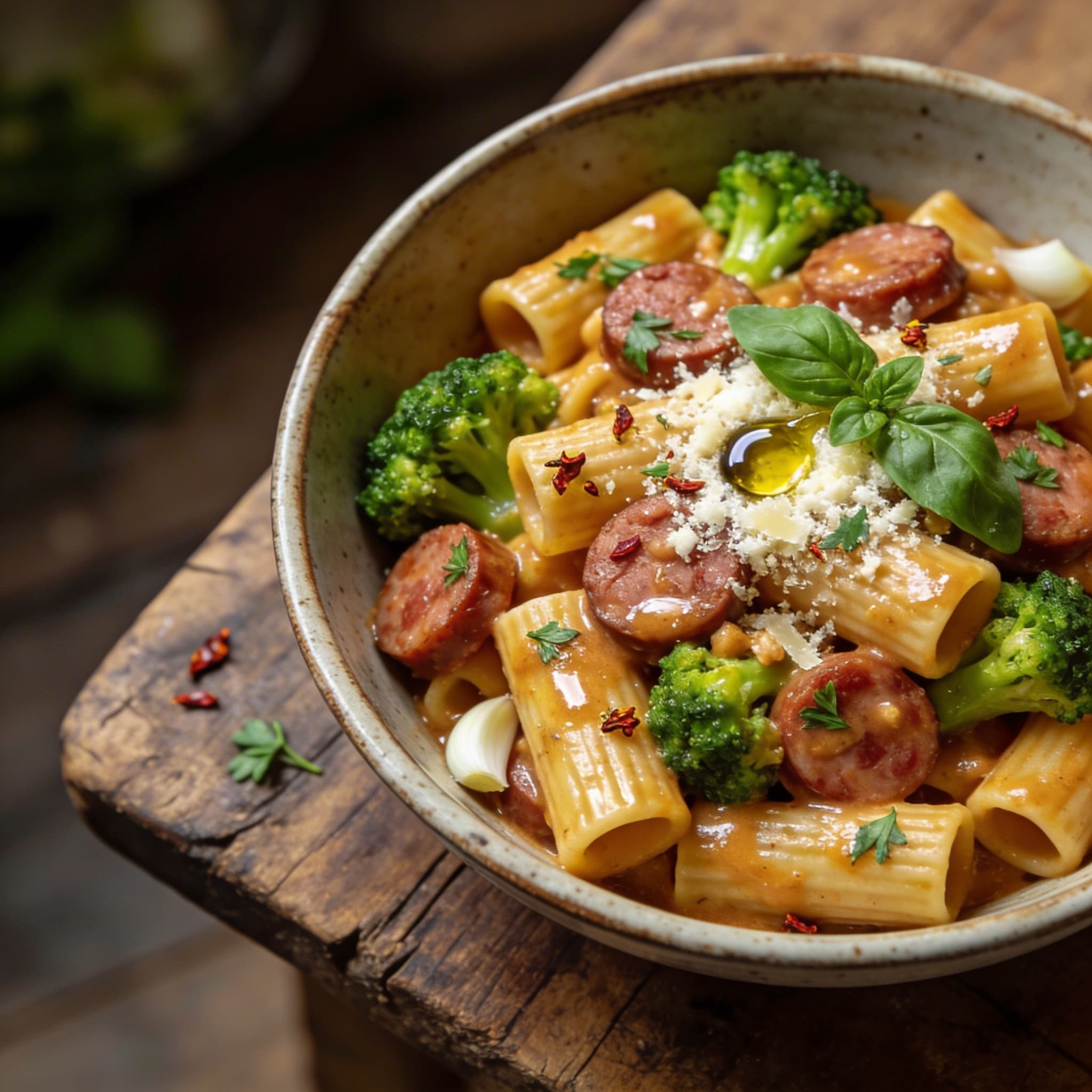 One-Pot-Pasta mit Salsiccia