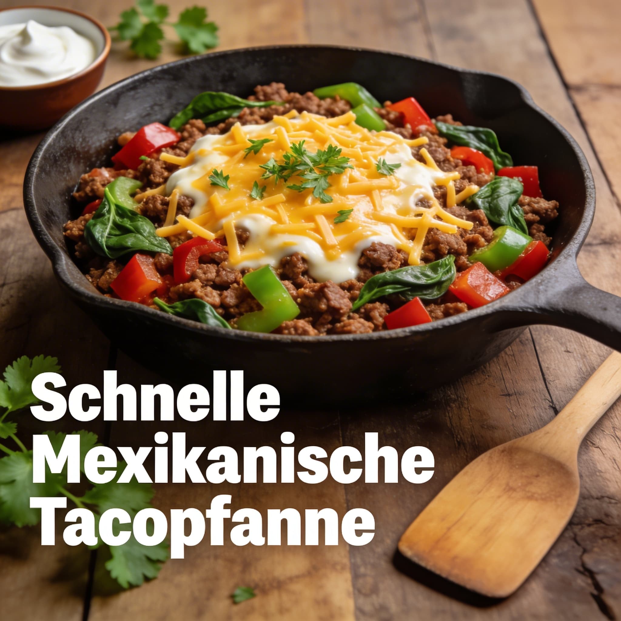 Schnelle Mexikanische Tacopfanne