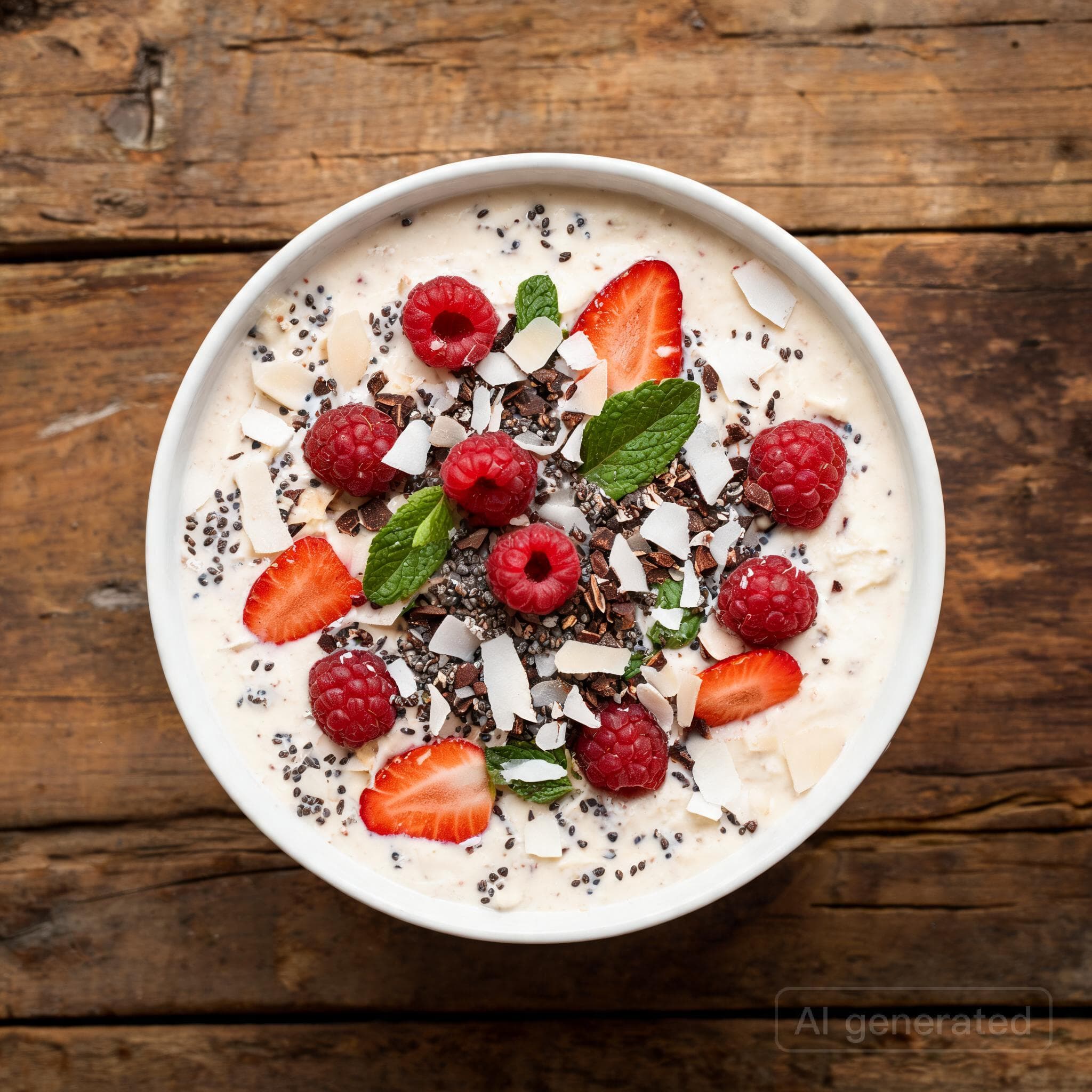 Beerige Smoothie-Bowl mit Quark