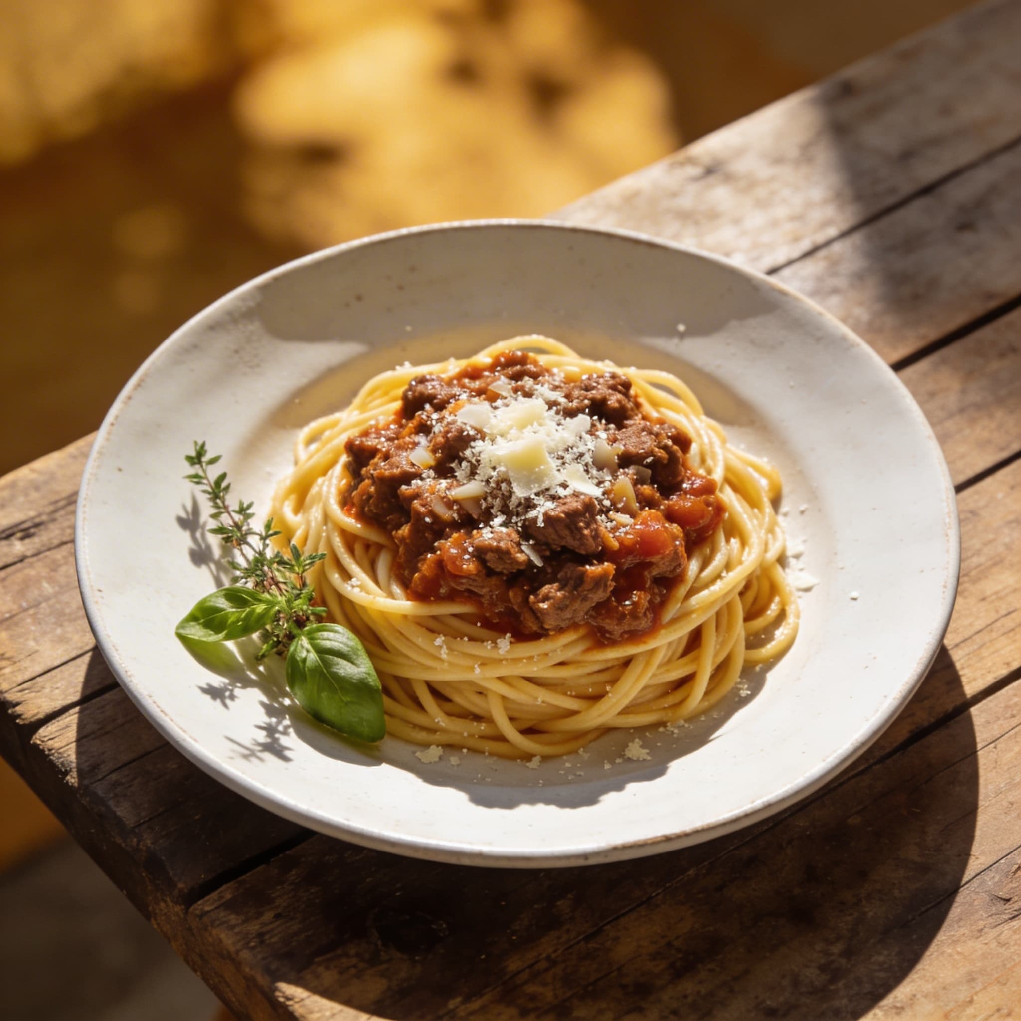 Hausgemachte Spaghetti Bolognese