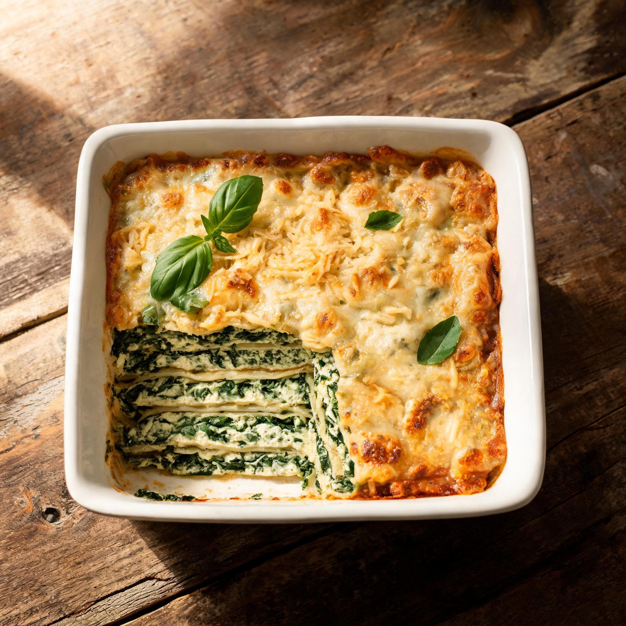 Ricotta Spinach Lasagna