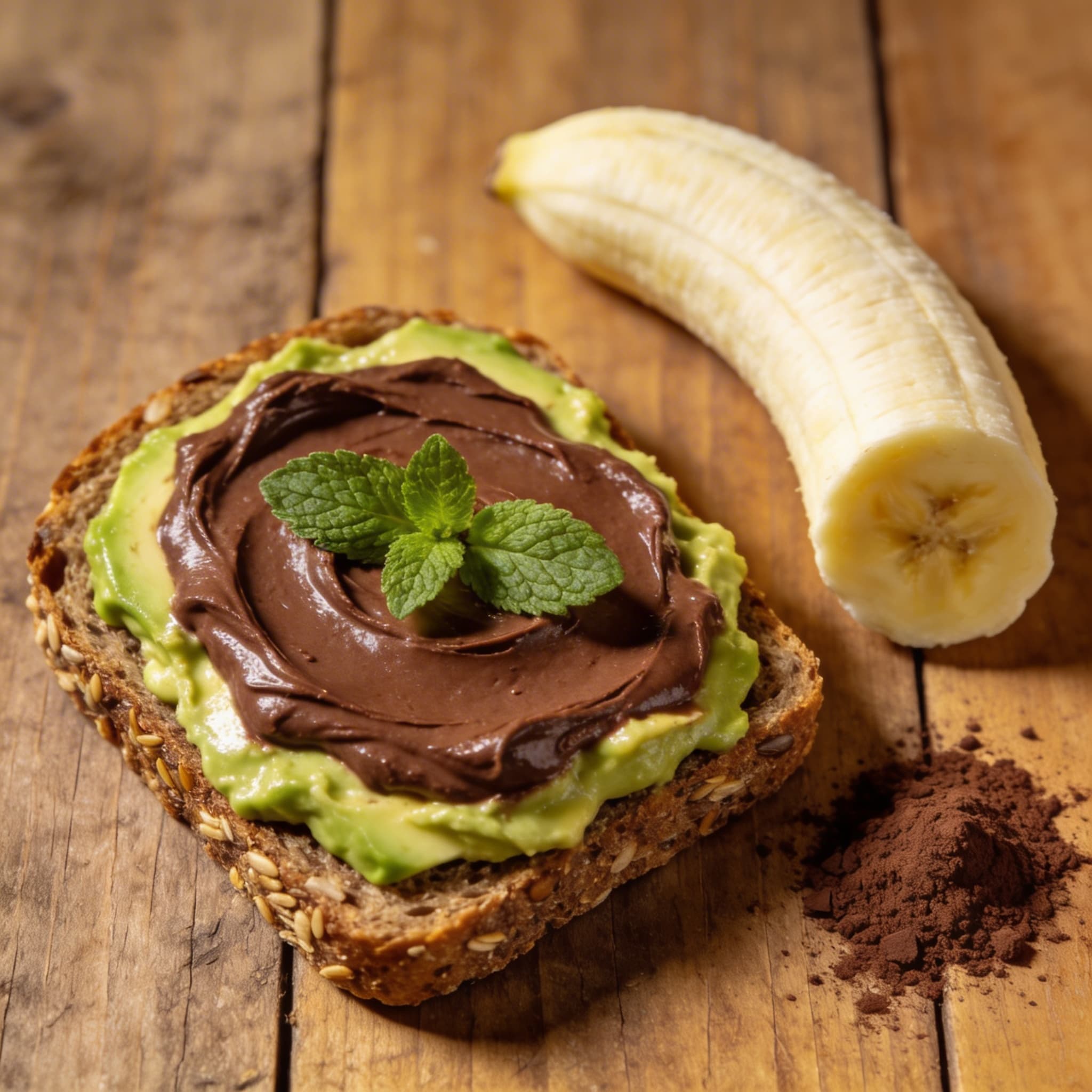 Cremiger Avocado Schokoaufstrich