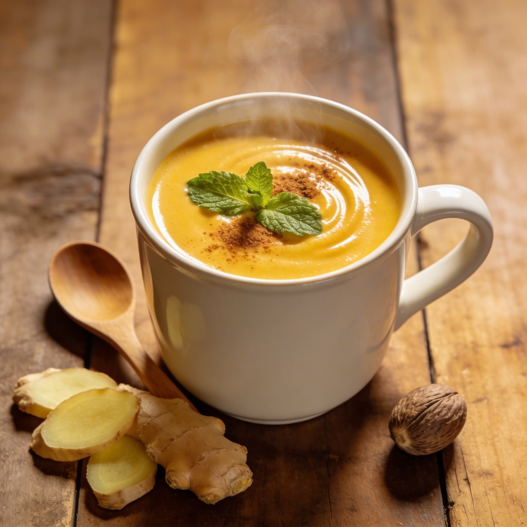 Wärmende Kurkuma-Mandel-Milch