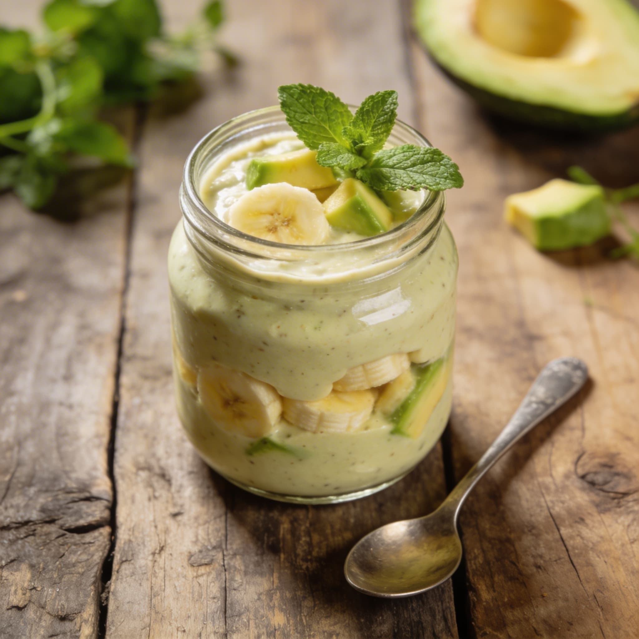 Cremiger Avocado-Bananen-Smoothie