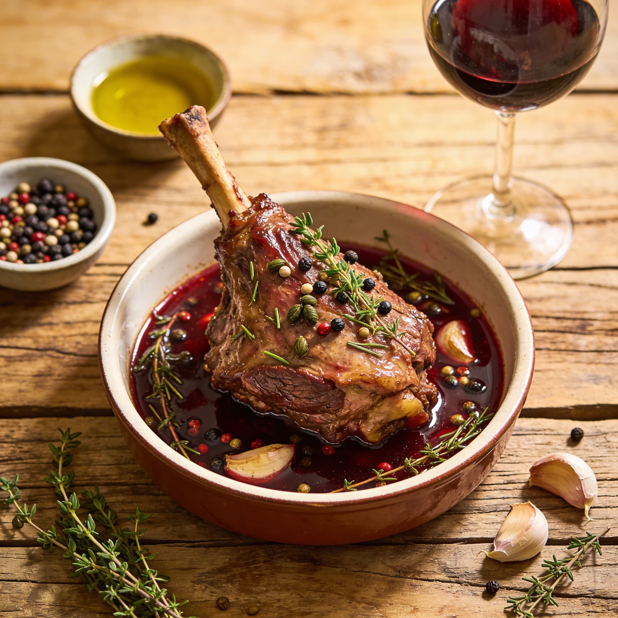 Geschmorter Lammbraten