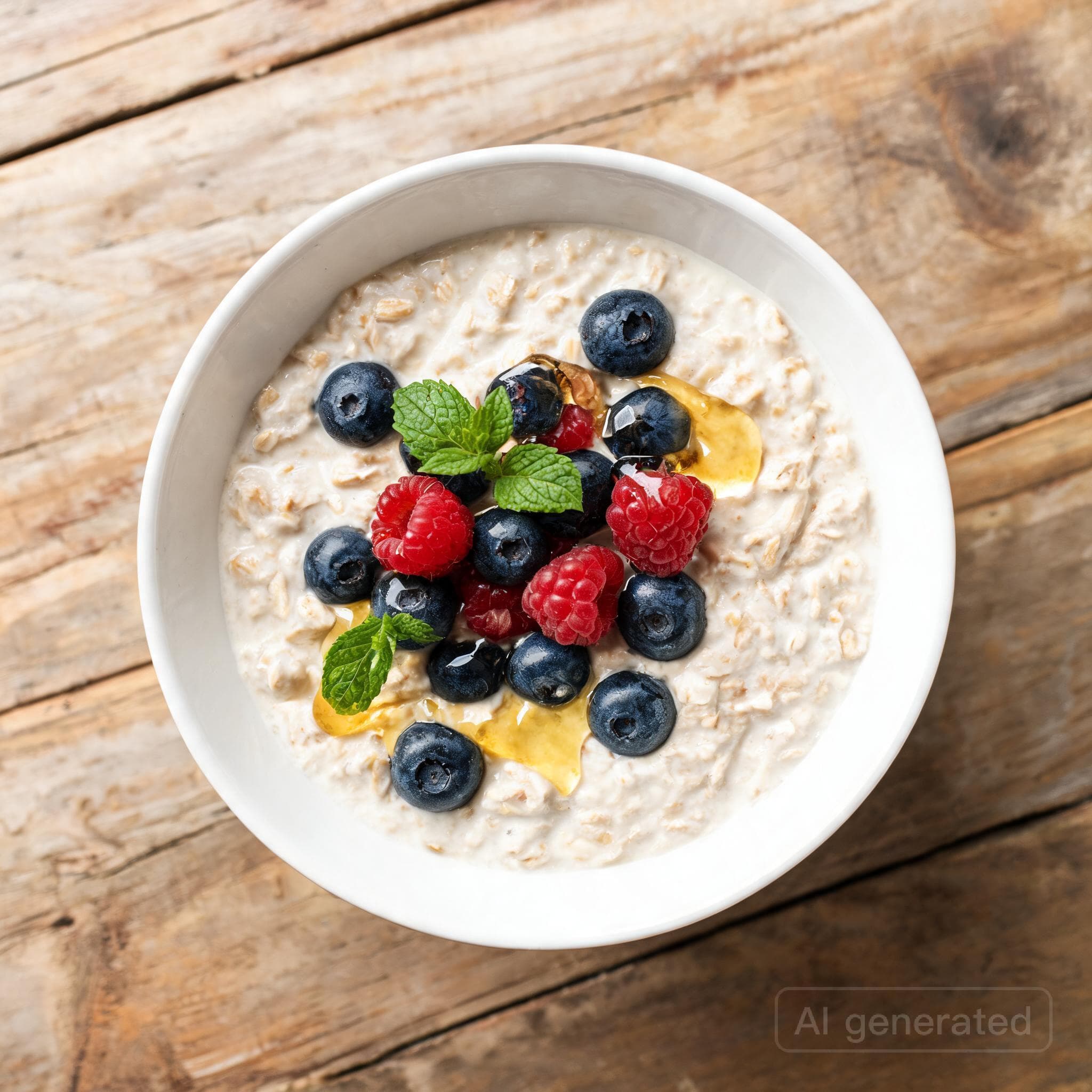 Cremige Skyr-Oats mit Beeren