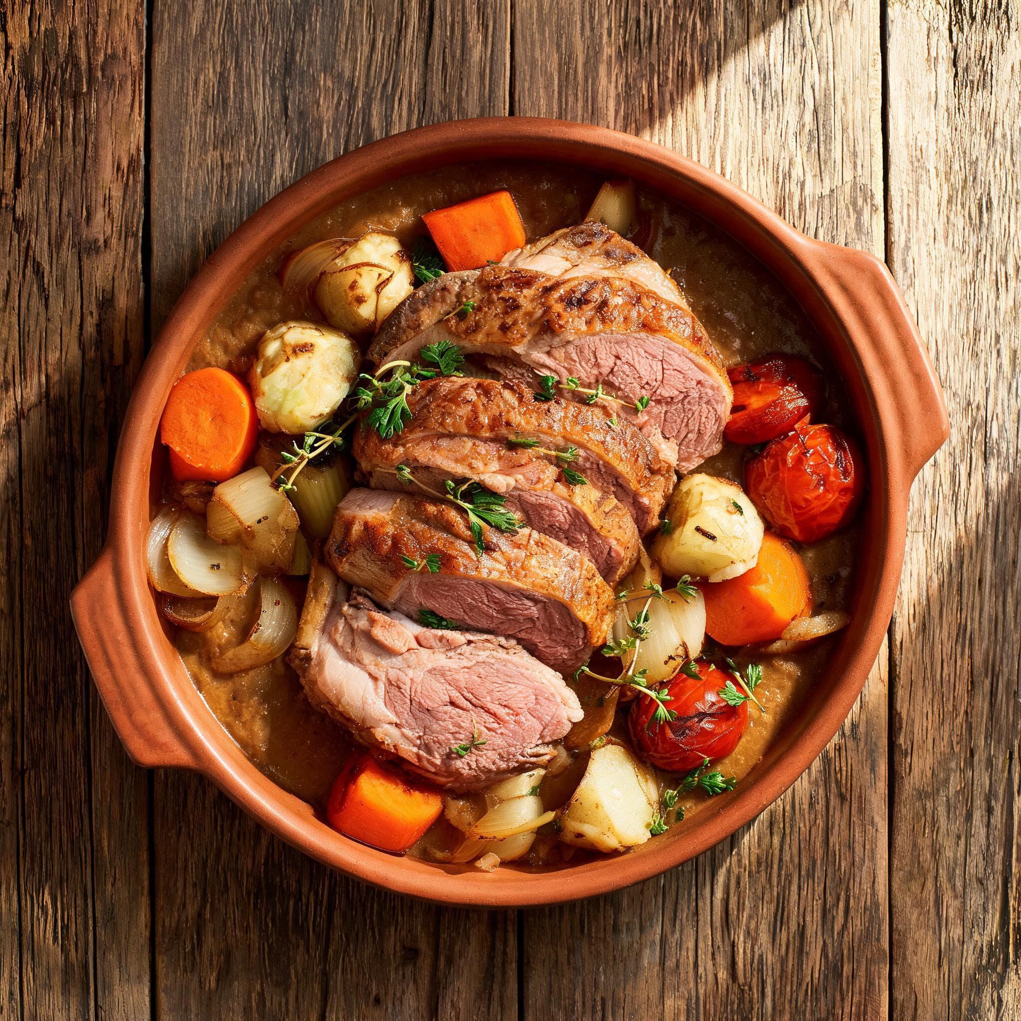 Schweinenackenbraten im Ofen
