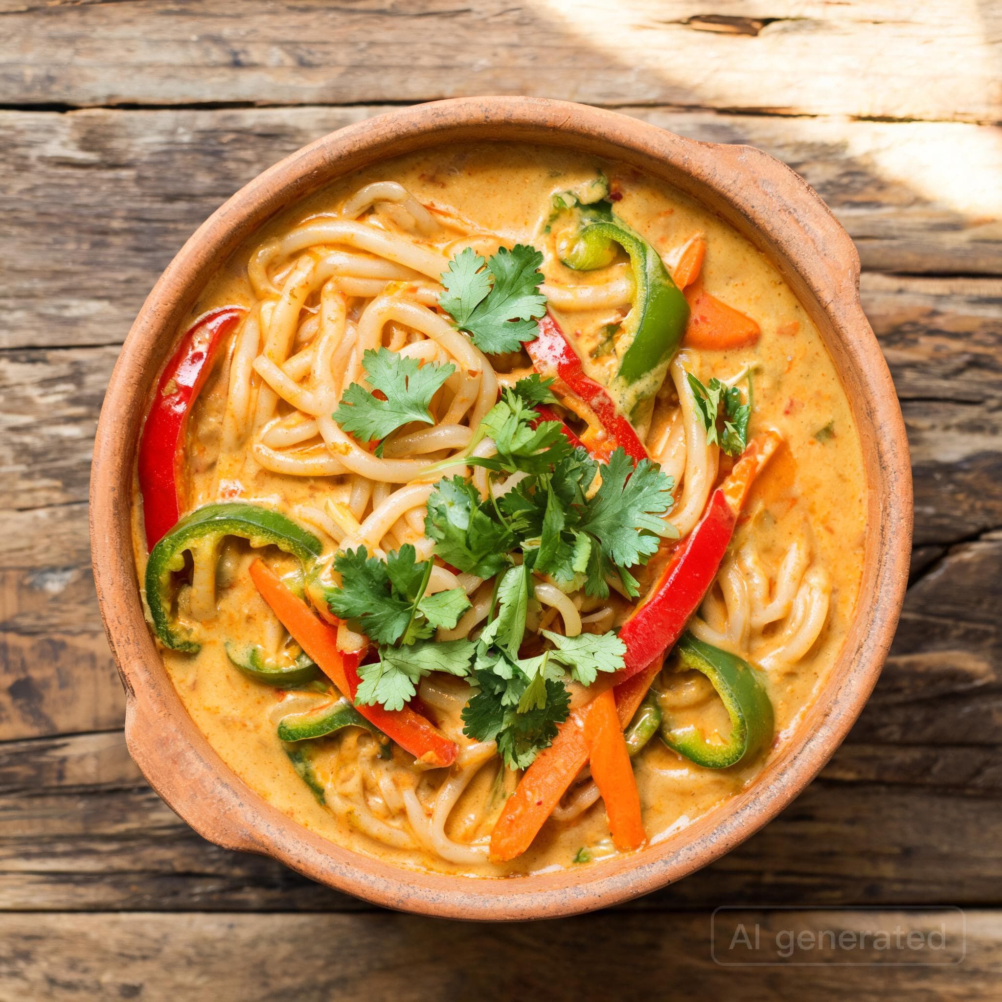 Cremiges One-Pot Glasnudel-Curry