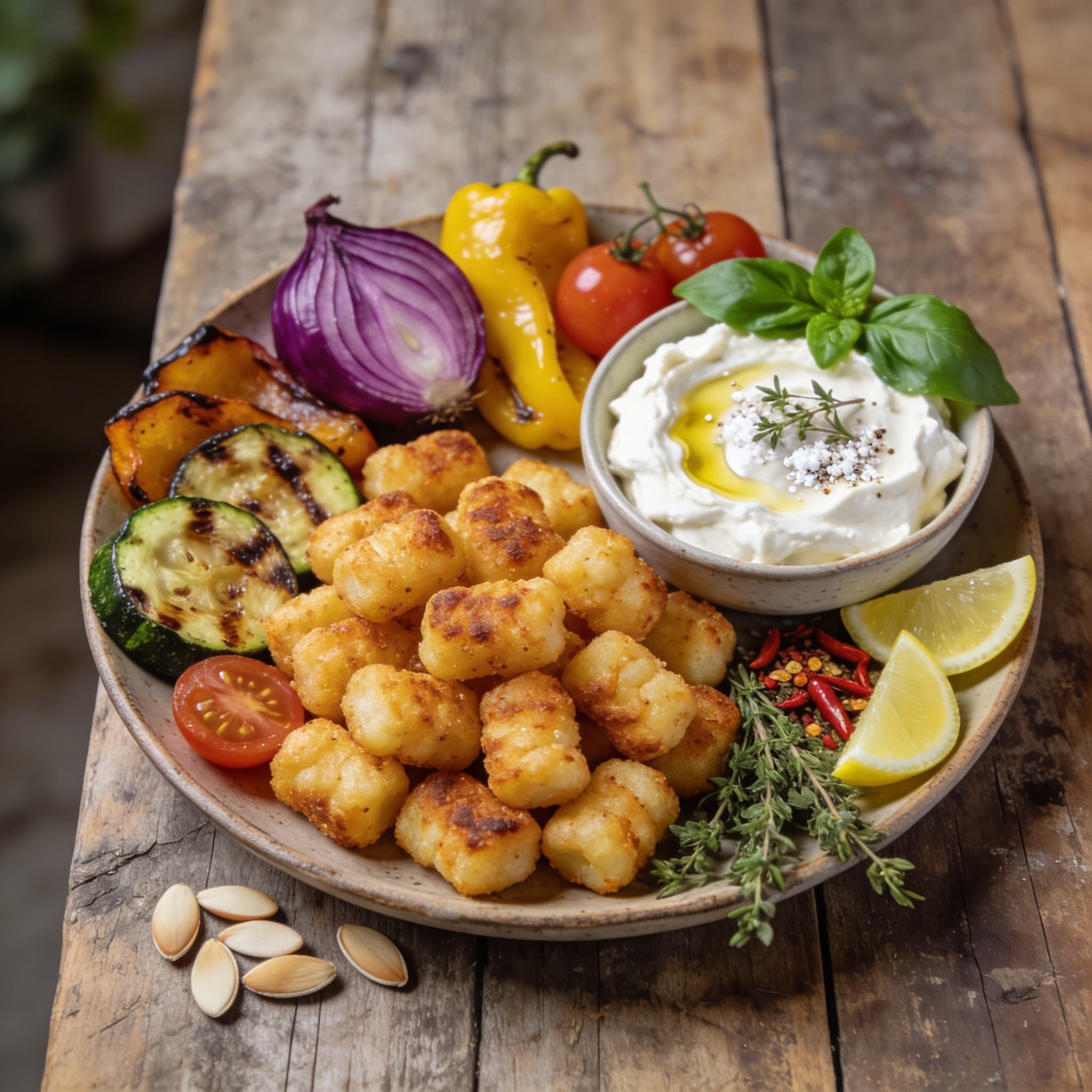 Knusprige Airfryer-Gnocchi