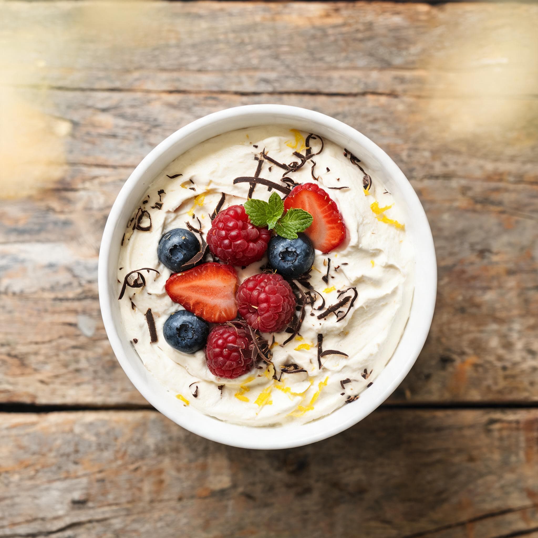 Crème mascarpone et fromage blanc
