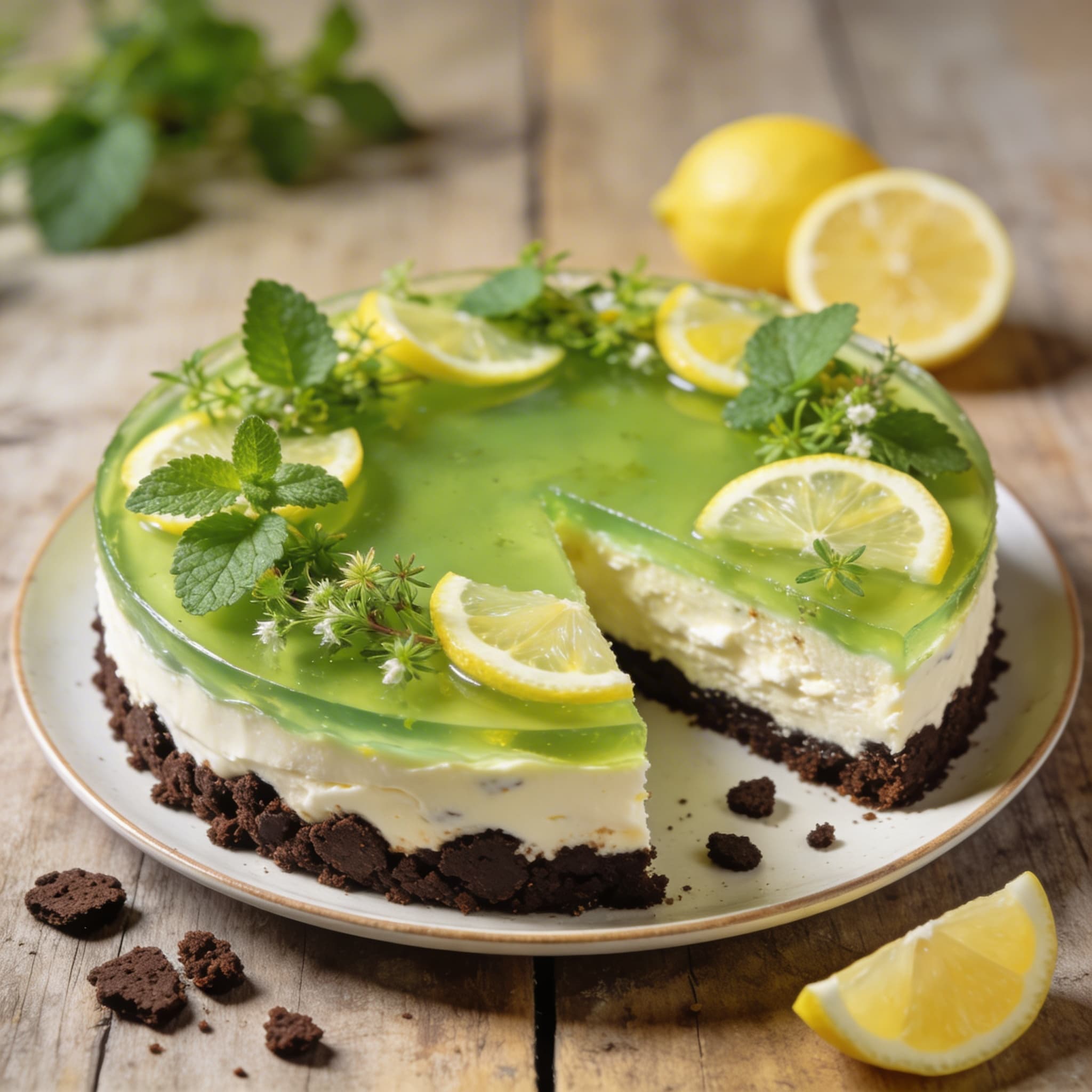 Frische Limetten-Philadelphia-Torte