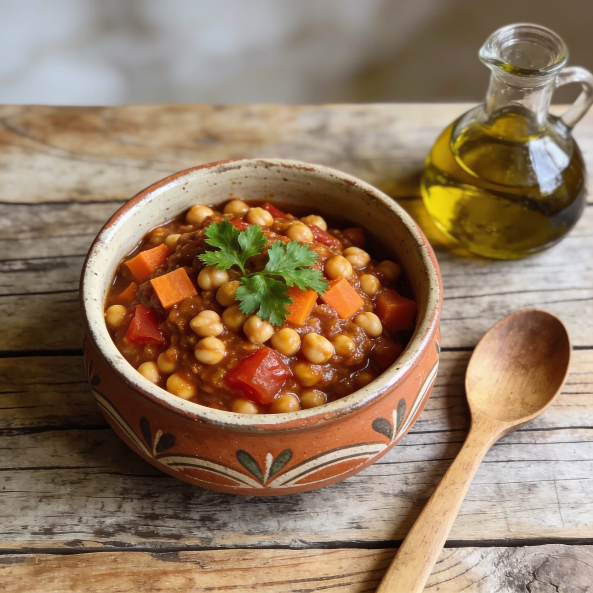Orientalisches Kichererbsen-Gemüse-Ragù