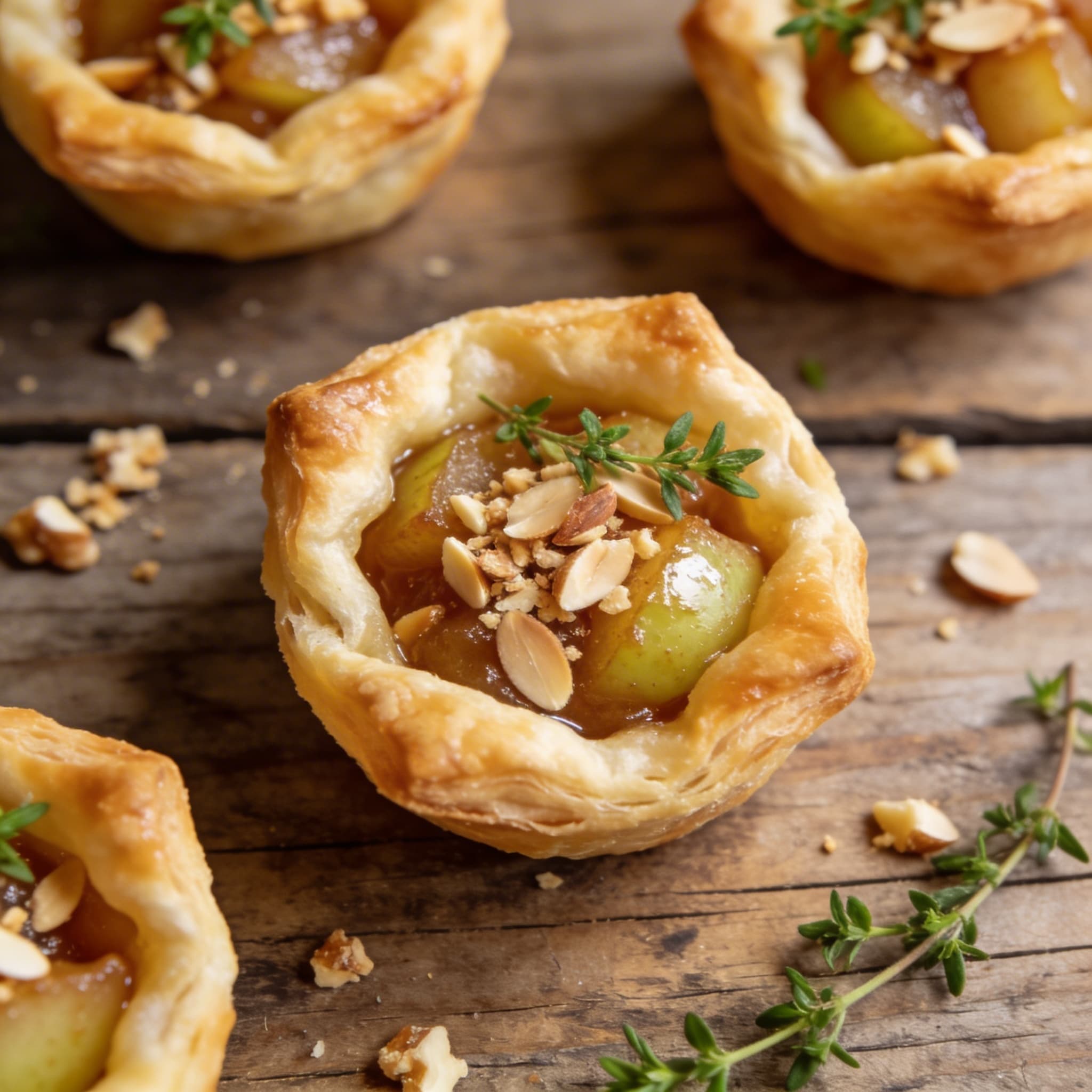 Saftige Apfel-Quark-Teilchen