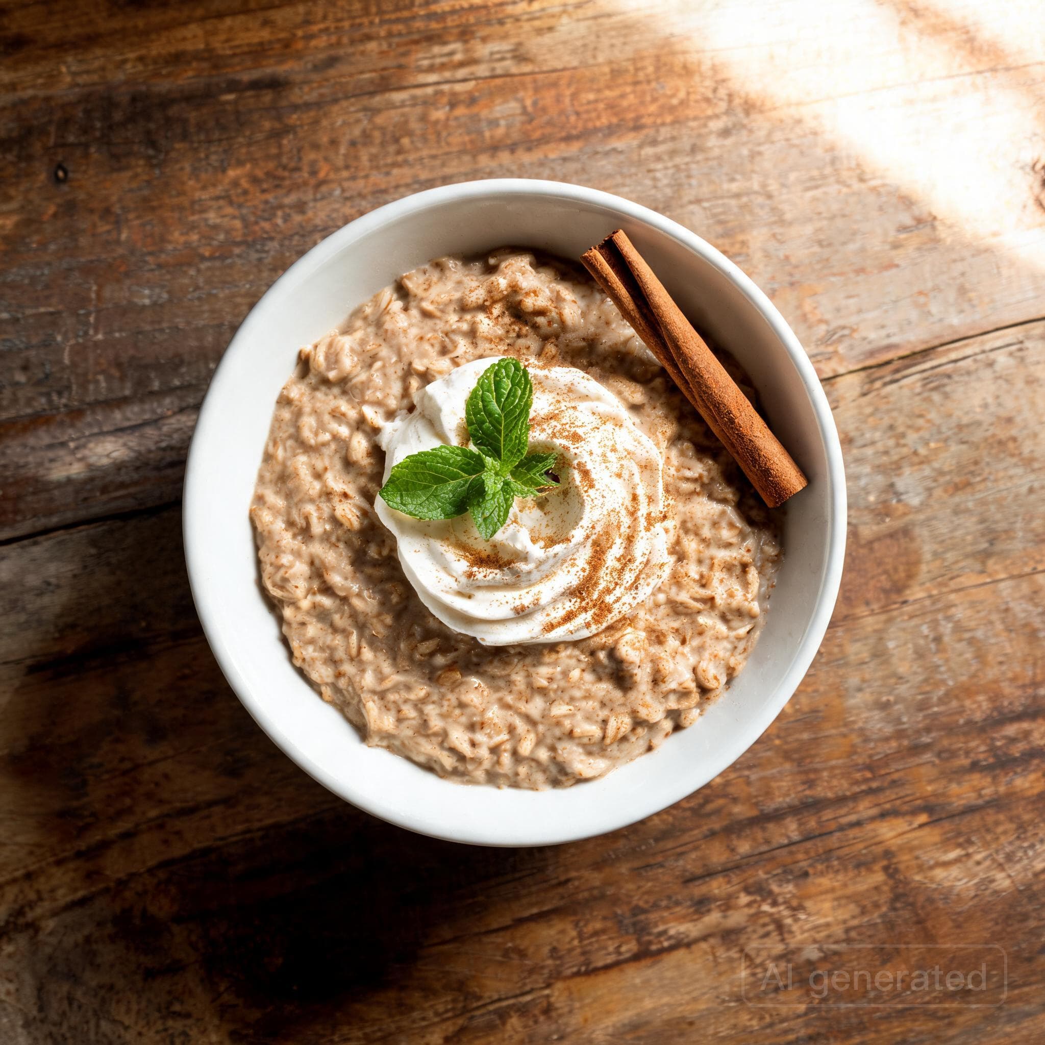 Zimtrollen-Overnight-Oats mit Frosting