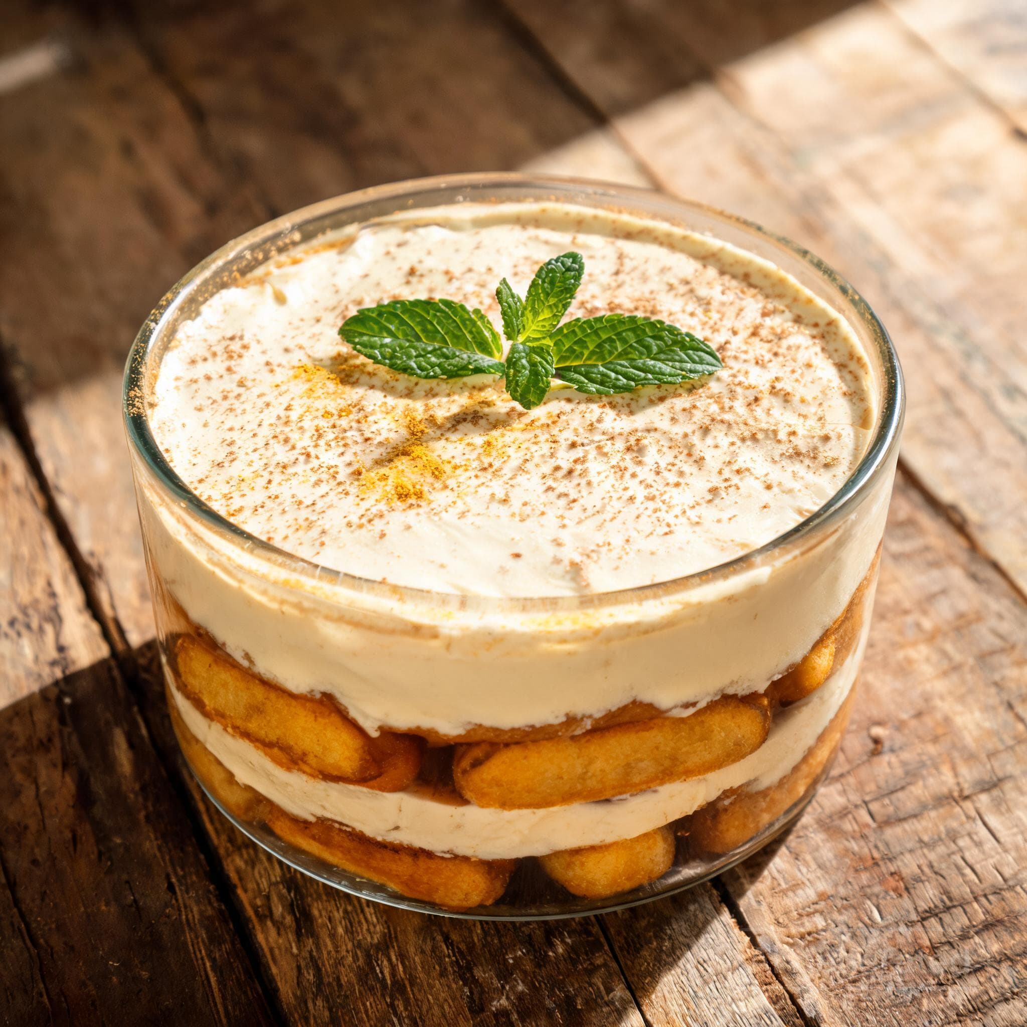 Cremiges Thai-Tee-Tiramisu