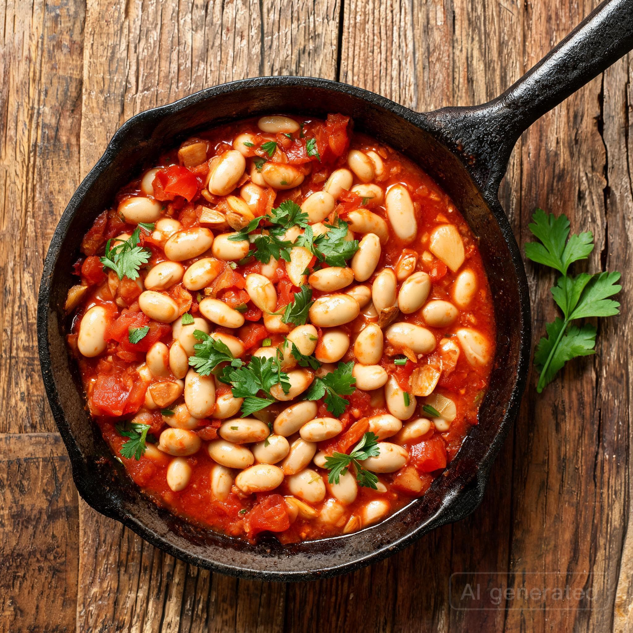 Schnelle Baked Beans Pfanne
