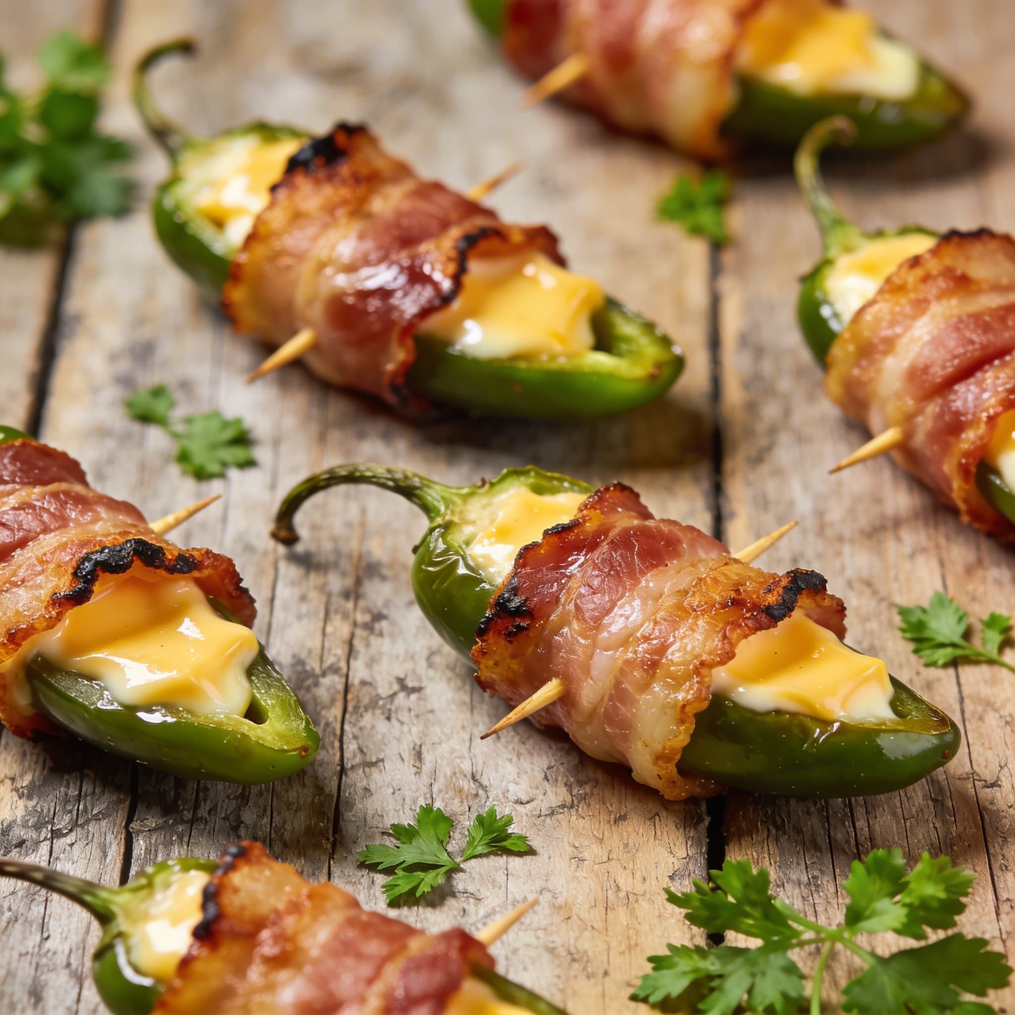 Herzhafte Bacon-Jalapeño-Poppers