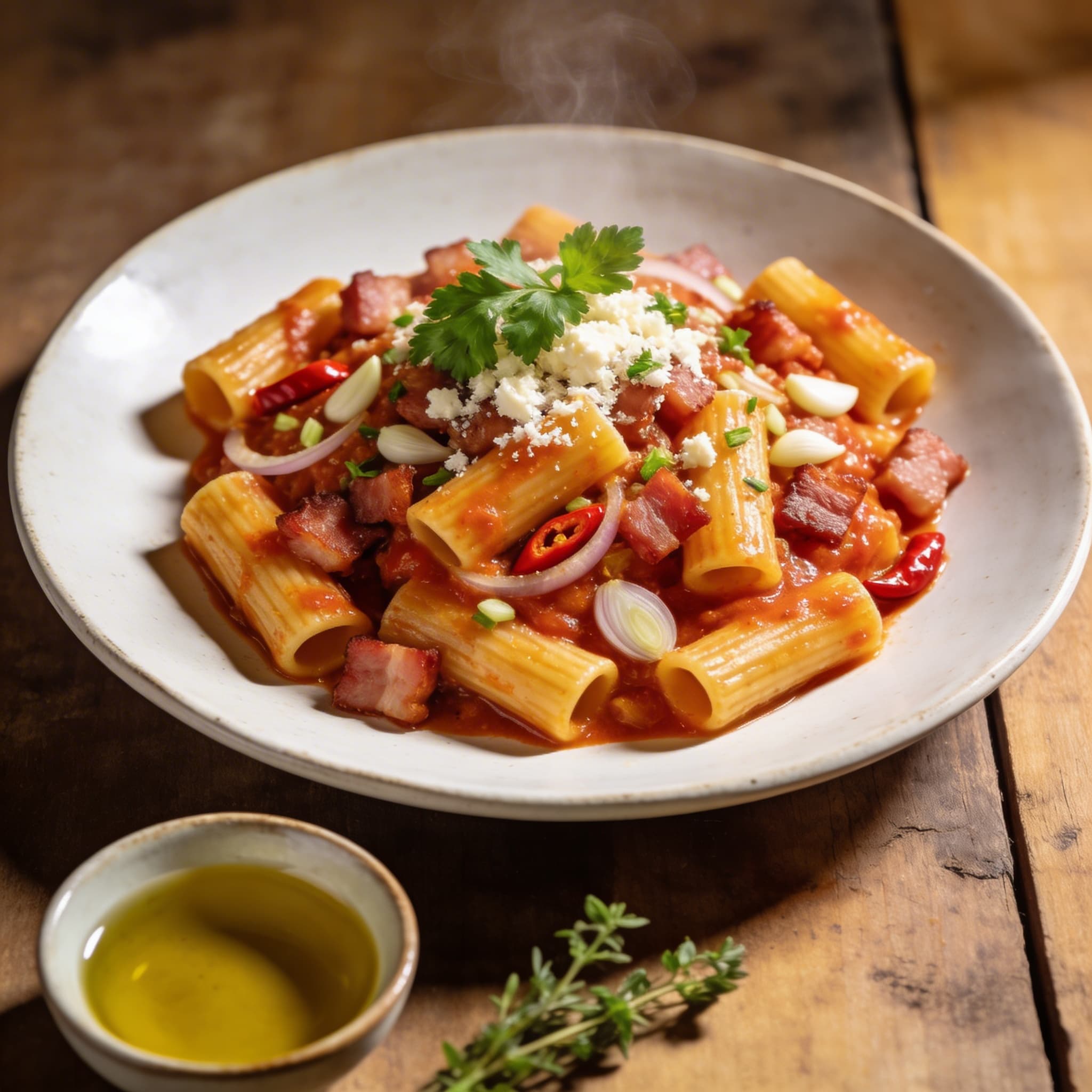 Klassische Pasta all’Amatriciana