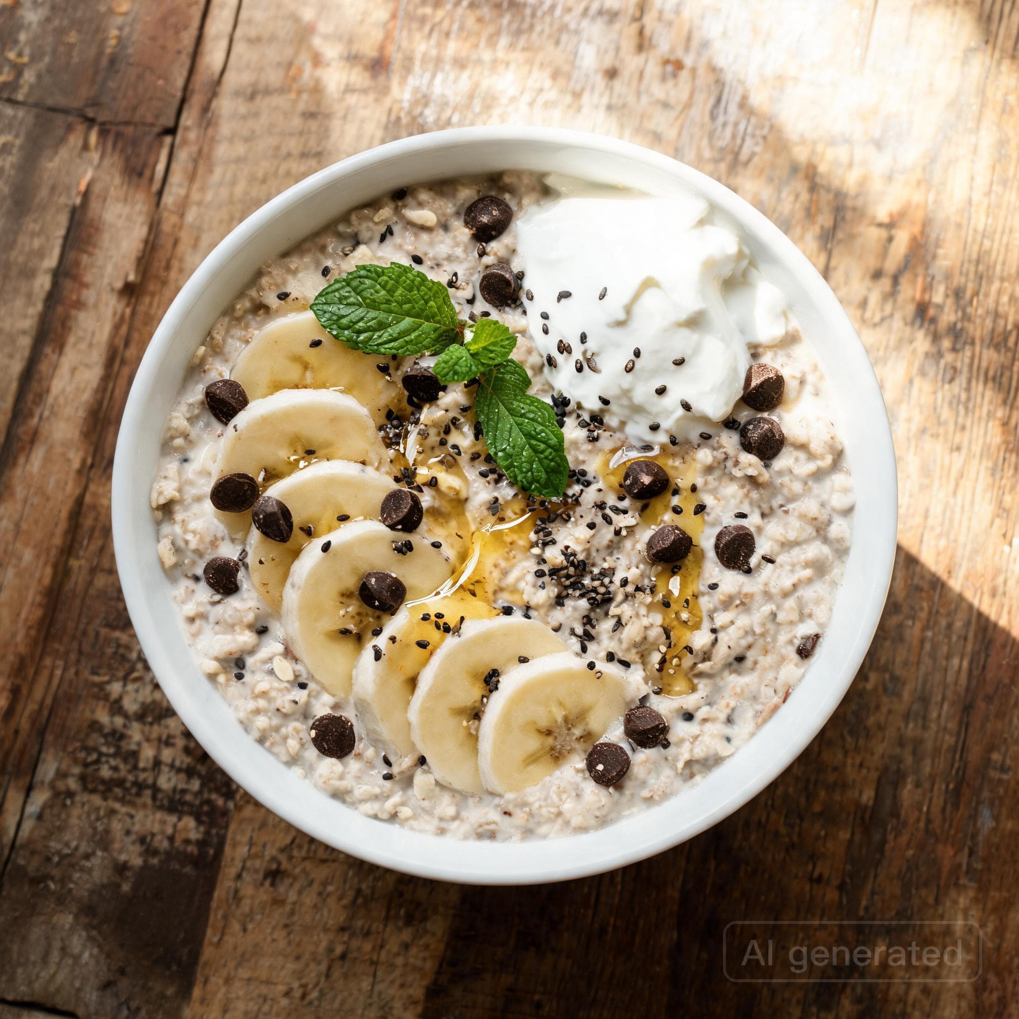 Bananen-Schoko Overnight Oats
