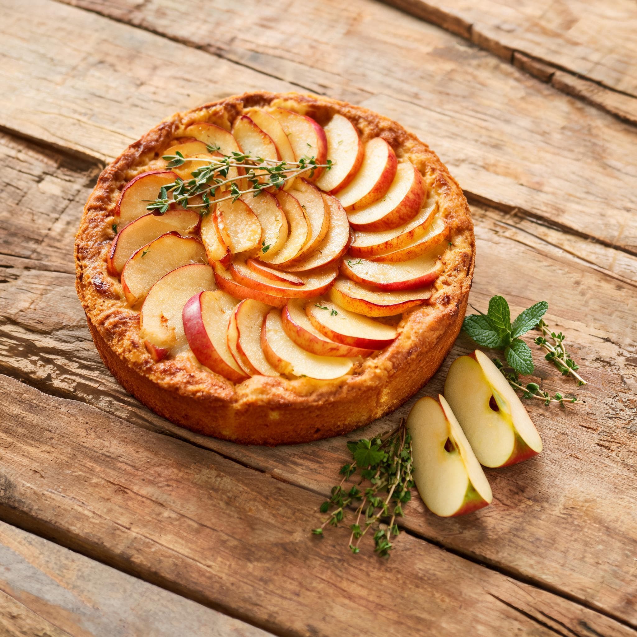 Gâteau aux pommes à l'huile