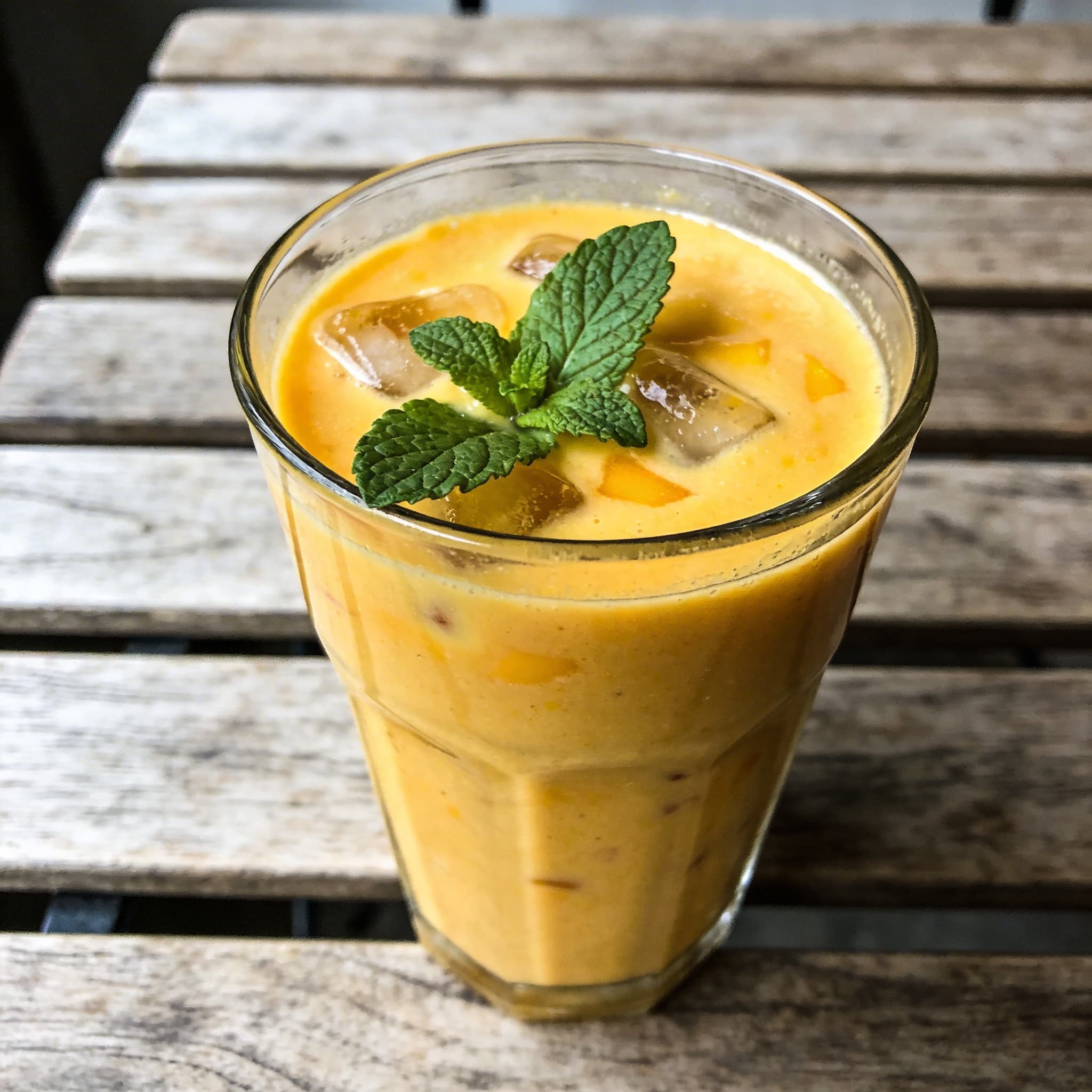 Cremiger Mango-Soja-Lassi
