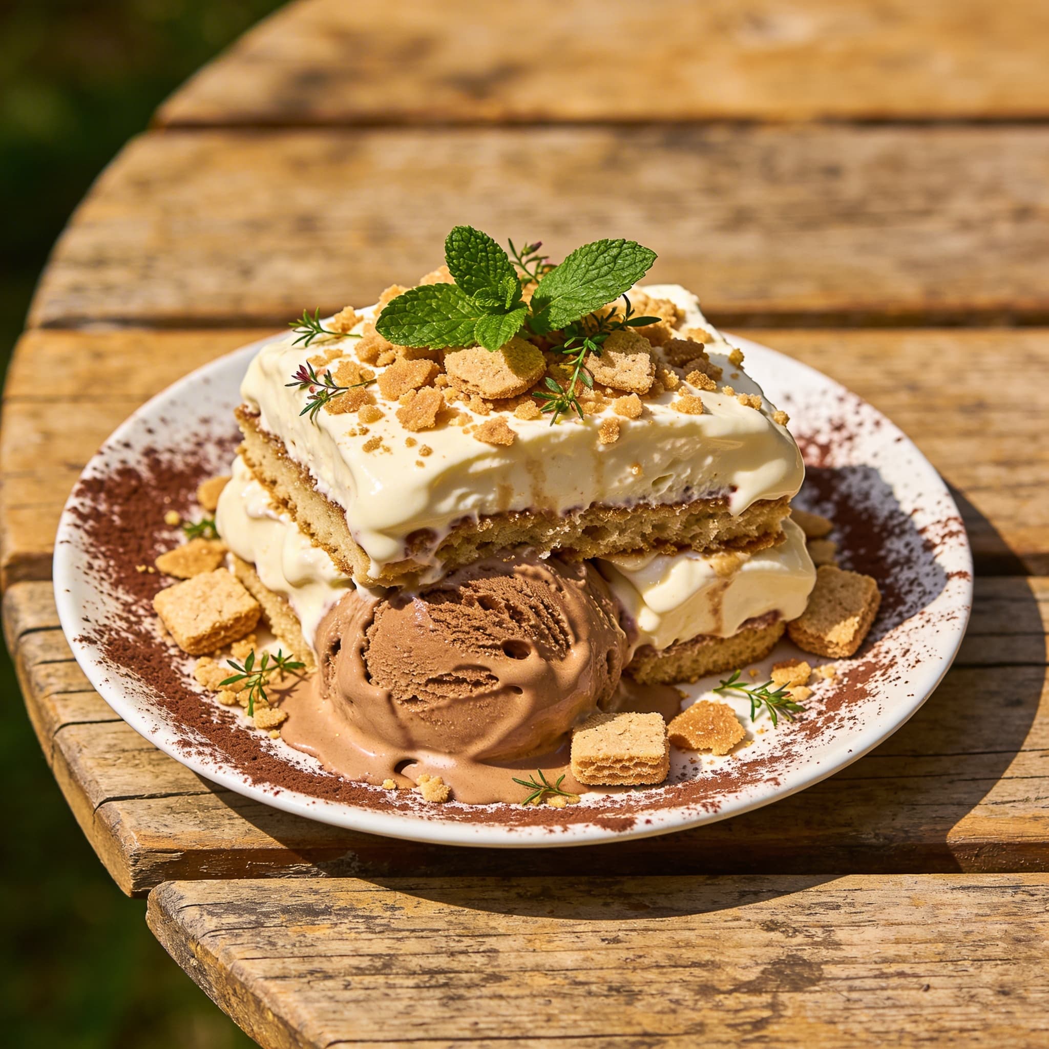 Cremiges Tiramisu-Eis