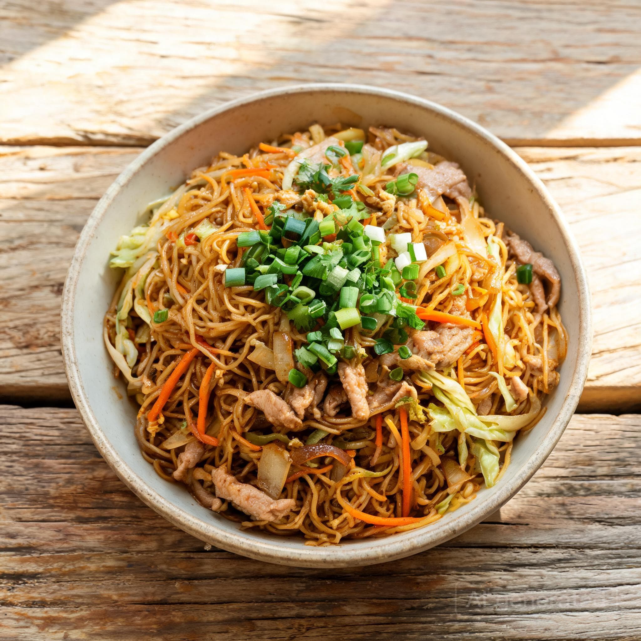 Philippinische Pancit Bratnudeln