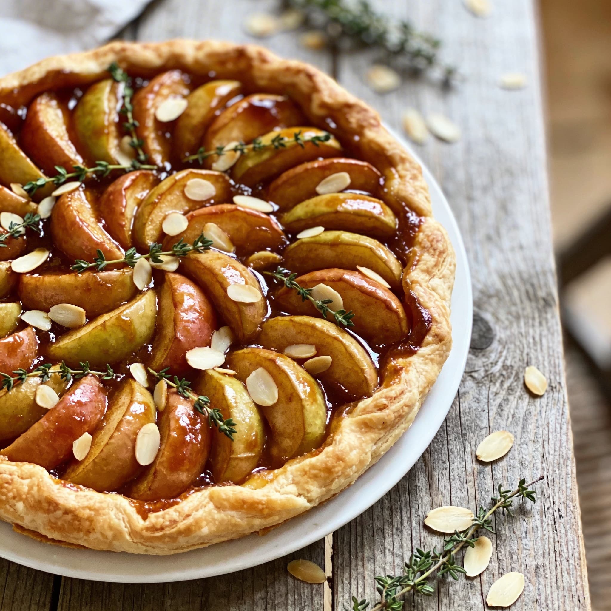 Klassische Apfel Tarte Tatin
