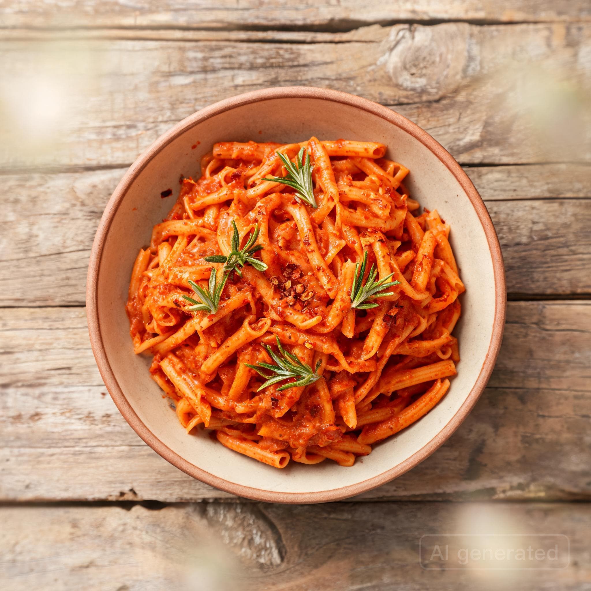 Rote-Linsen-Pasta mit Tomatensauce