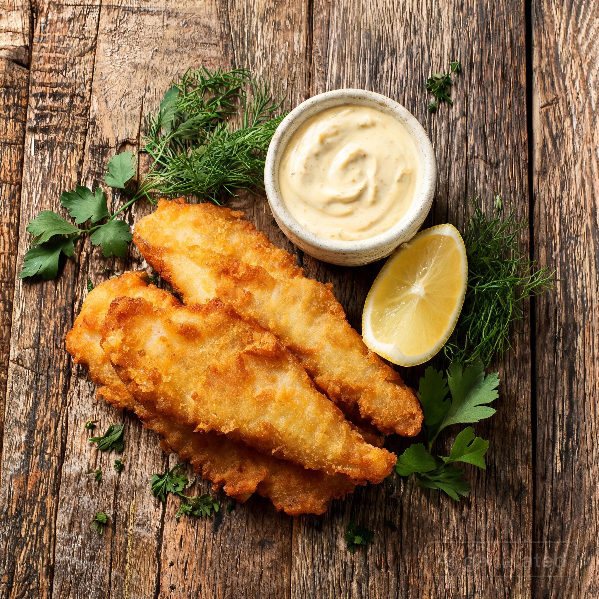Backfisch mit Remoulade