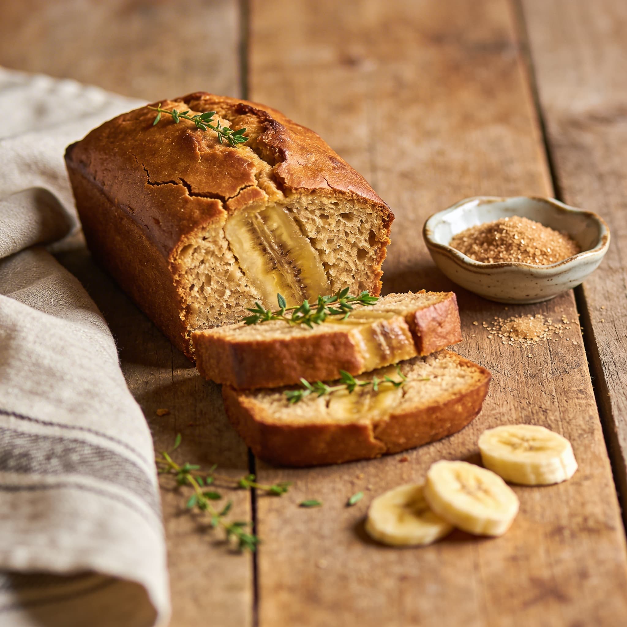 Saftiges Airfryer-Bananenbrot